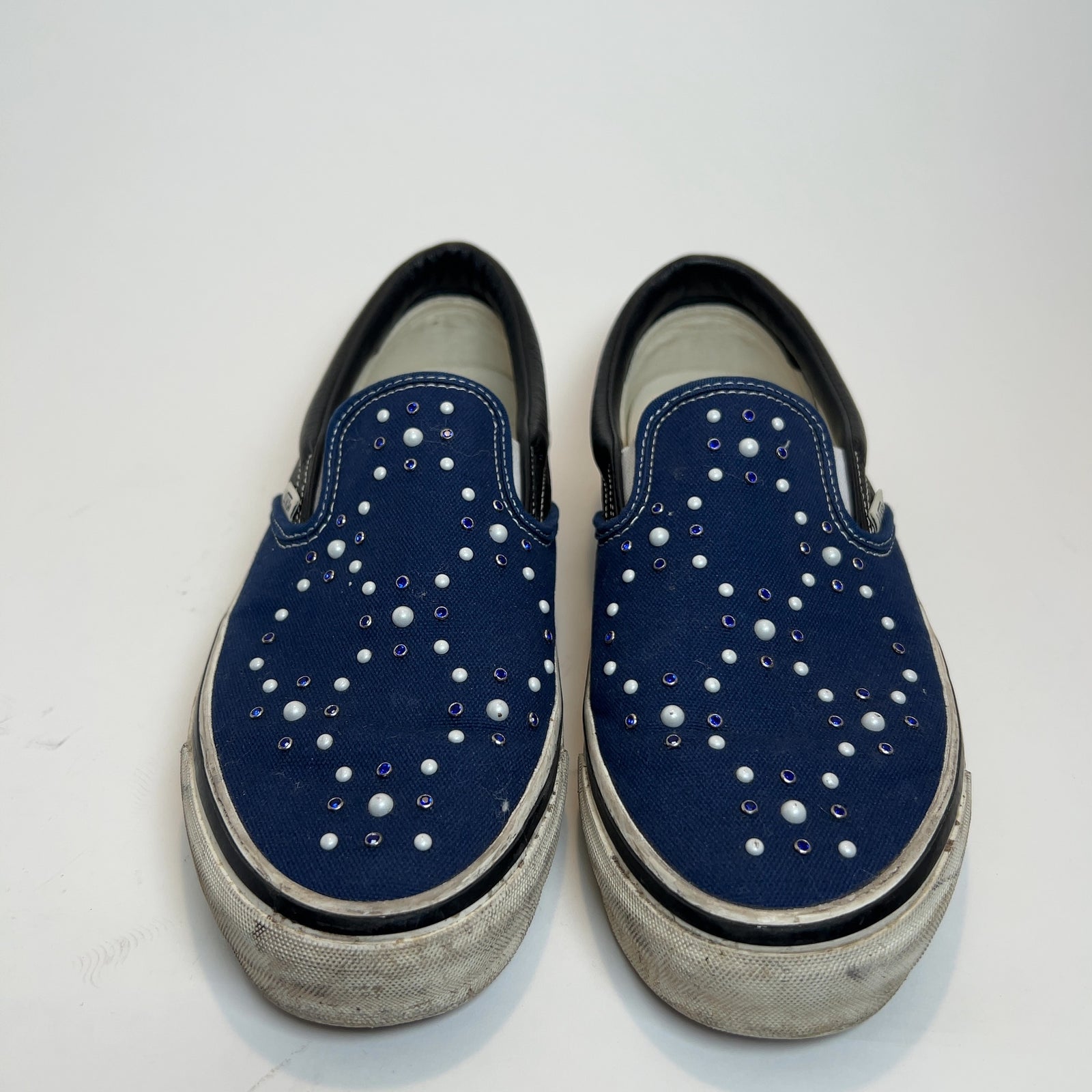 Vans Pearlized Indigo Slip-On Lowtop Sneakers