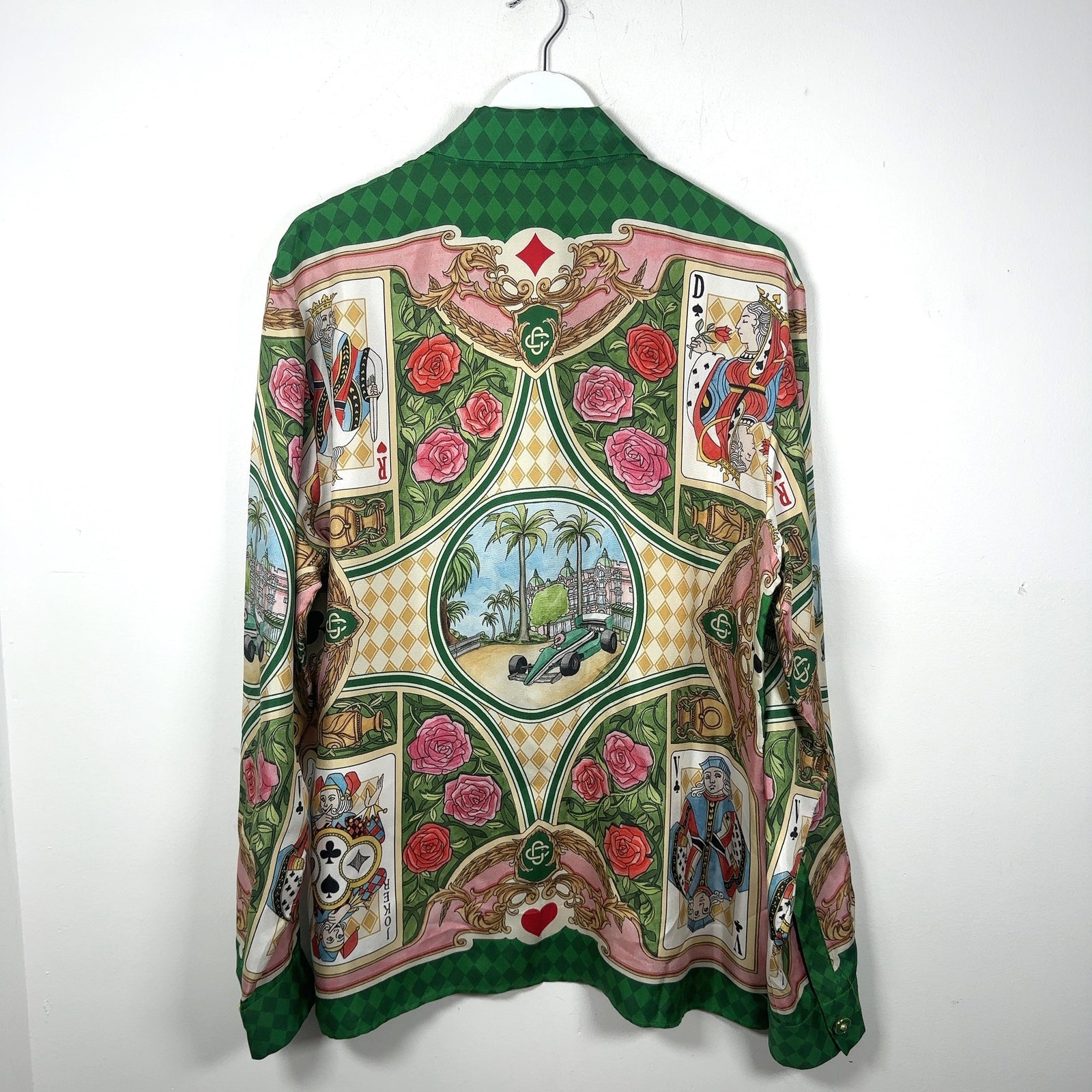 Casablanca 'Le Jardin Des Cartese' Silk Button-Up Shirt