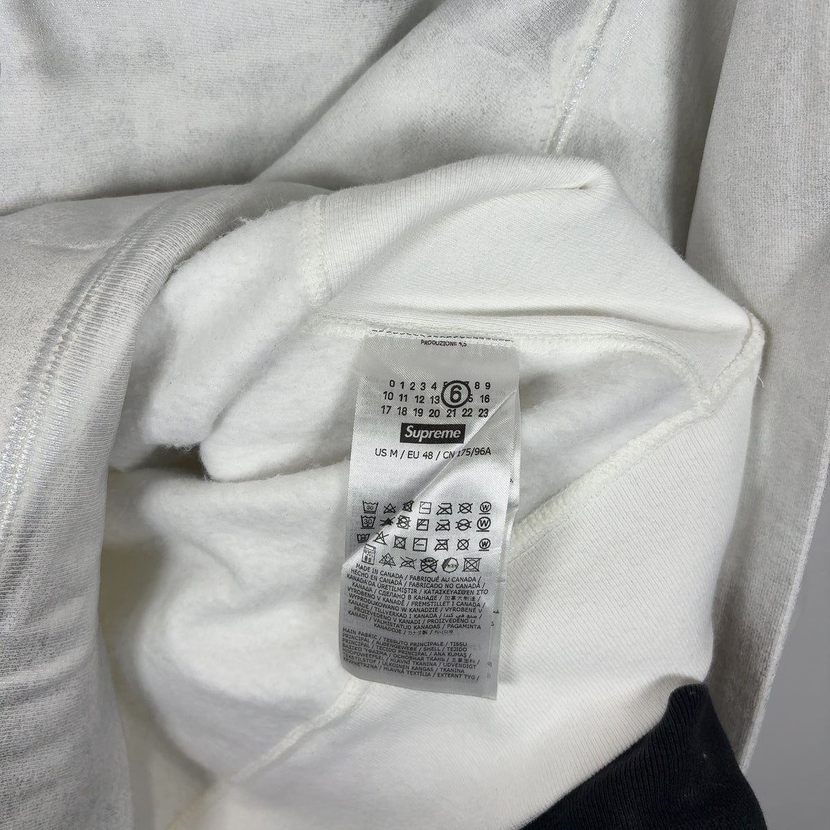 Supreme x Maison Margiela Foil Box Logo Hoodie