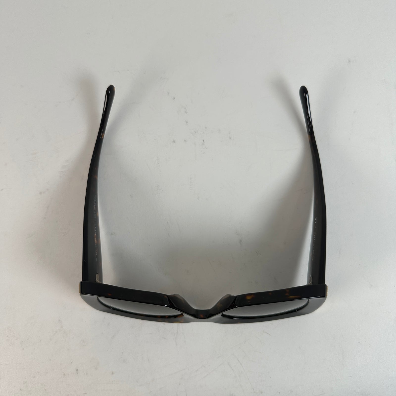 Chanel Tortoiseshell Gold Accent Glasses