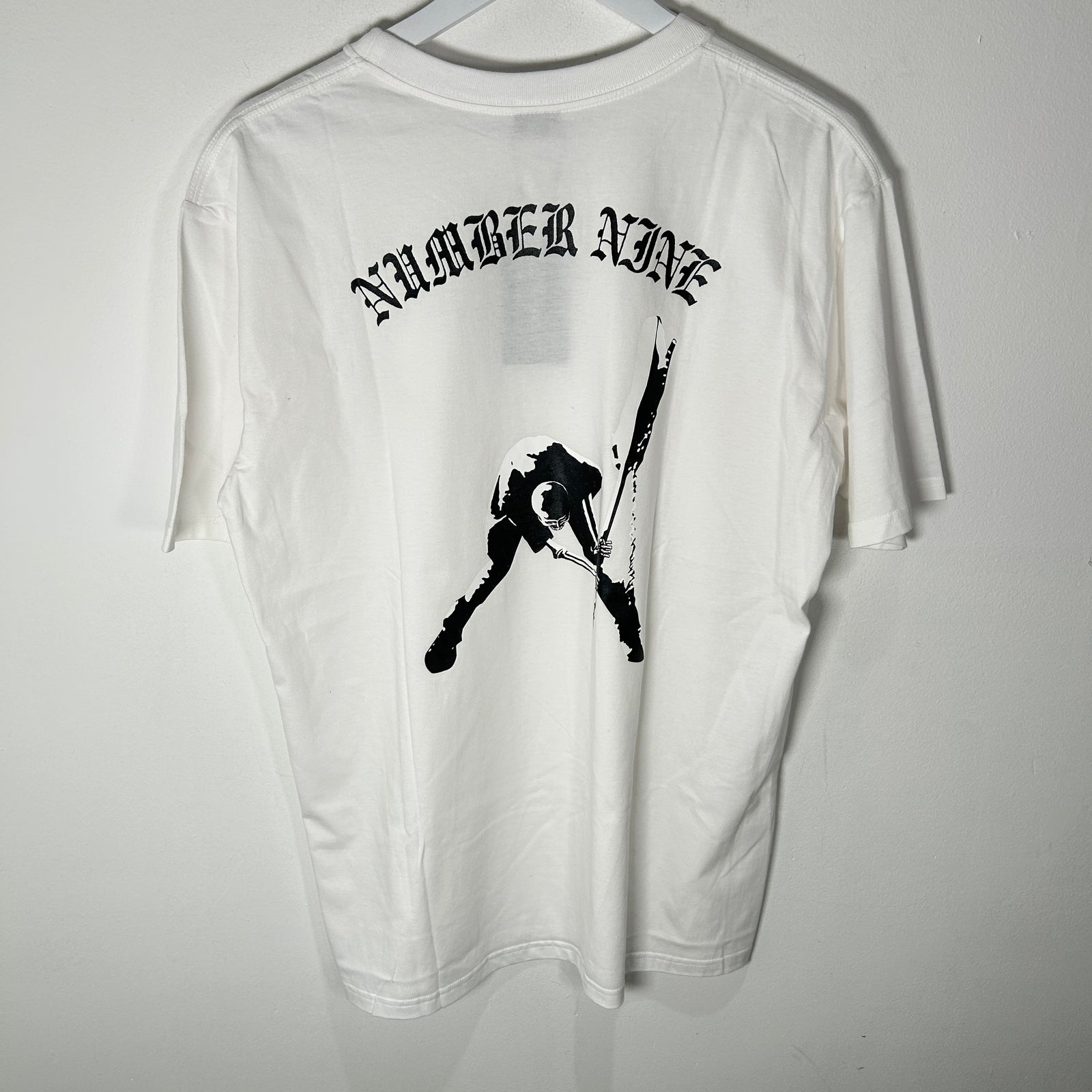Number (N)ine White Double Skull T-Shirt Size 4