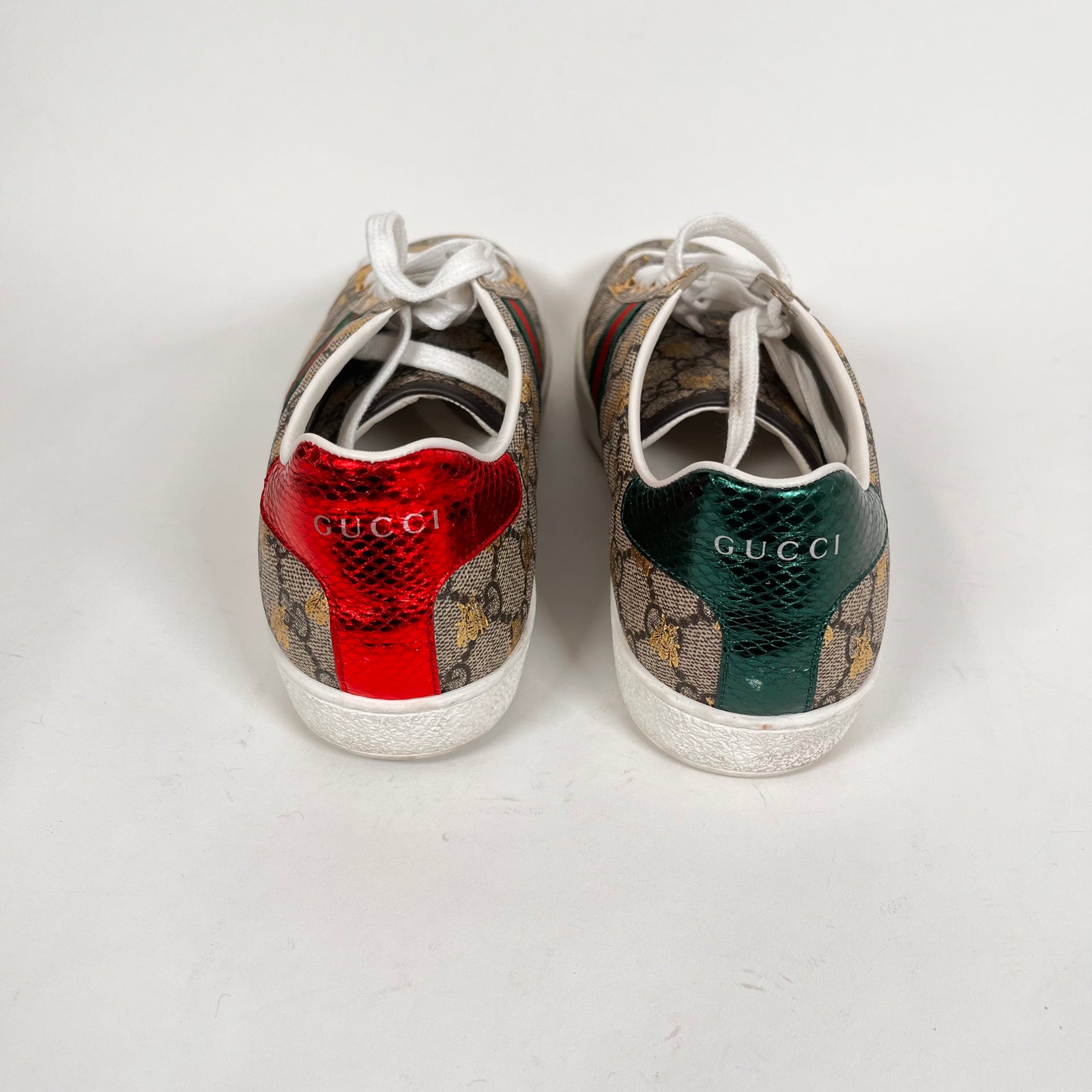 Gucci Bee Aces Low Top Sneaker Size 40