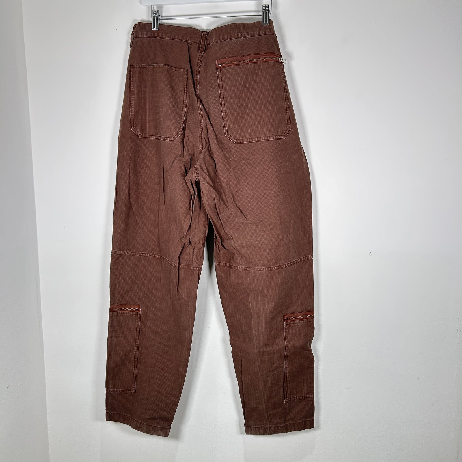 Stussy Brown Multi-Zip Cargo Pants Size 34
