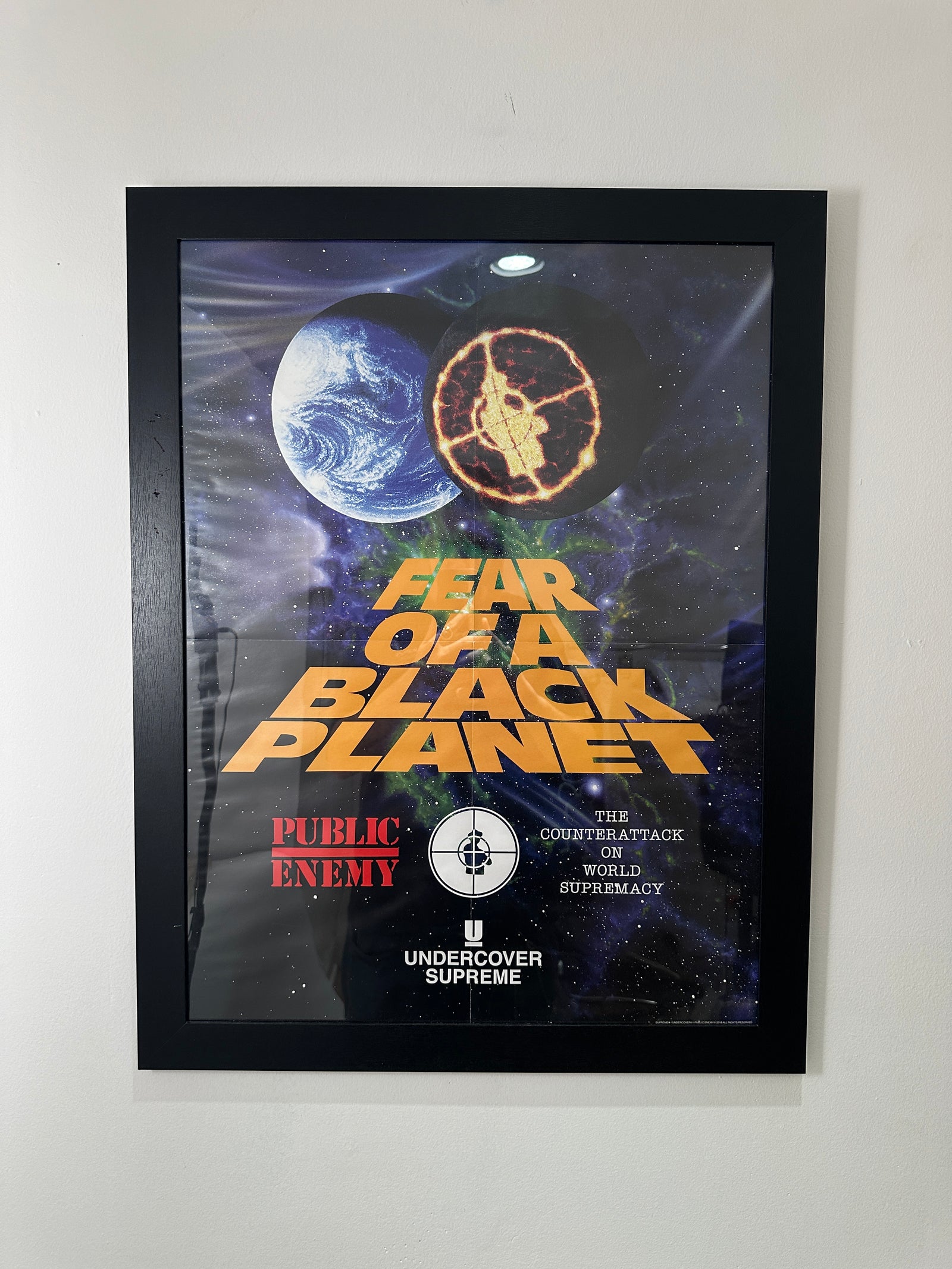 Supreme x Undercover Fear Of Black Planet Poster
