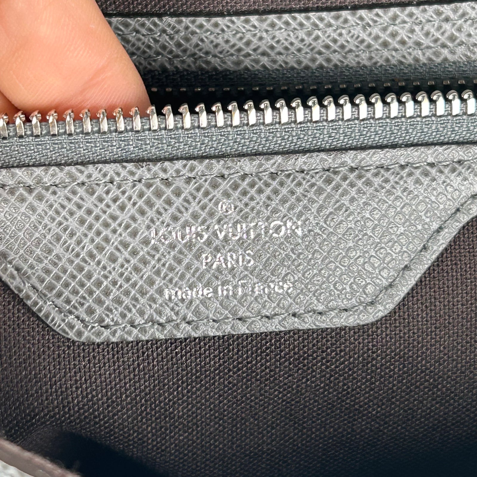 Louis Vuitton Grey Messenger Bag