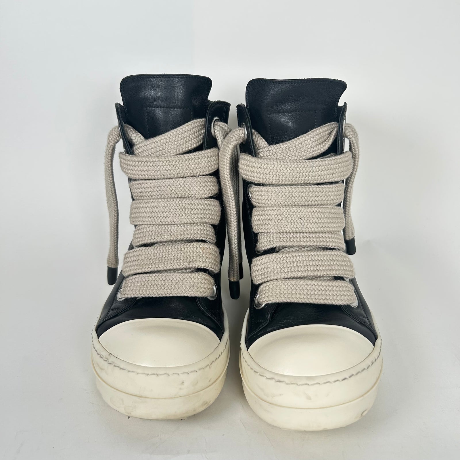 Rick Owens High Top Jumbo Lace Ramones Size 9