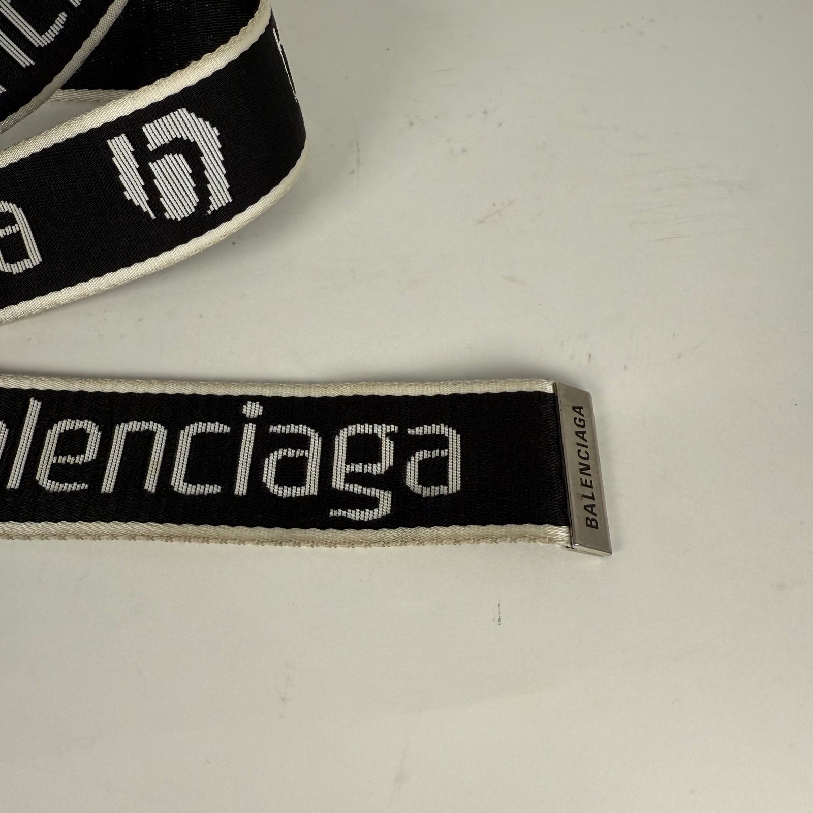 Balenciaga D-Ring Logo Belt