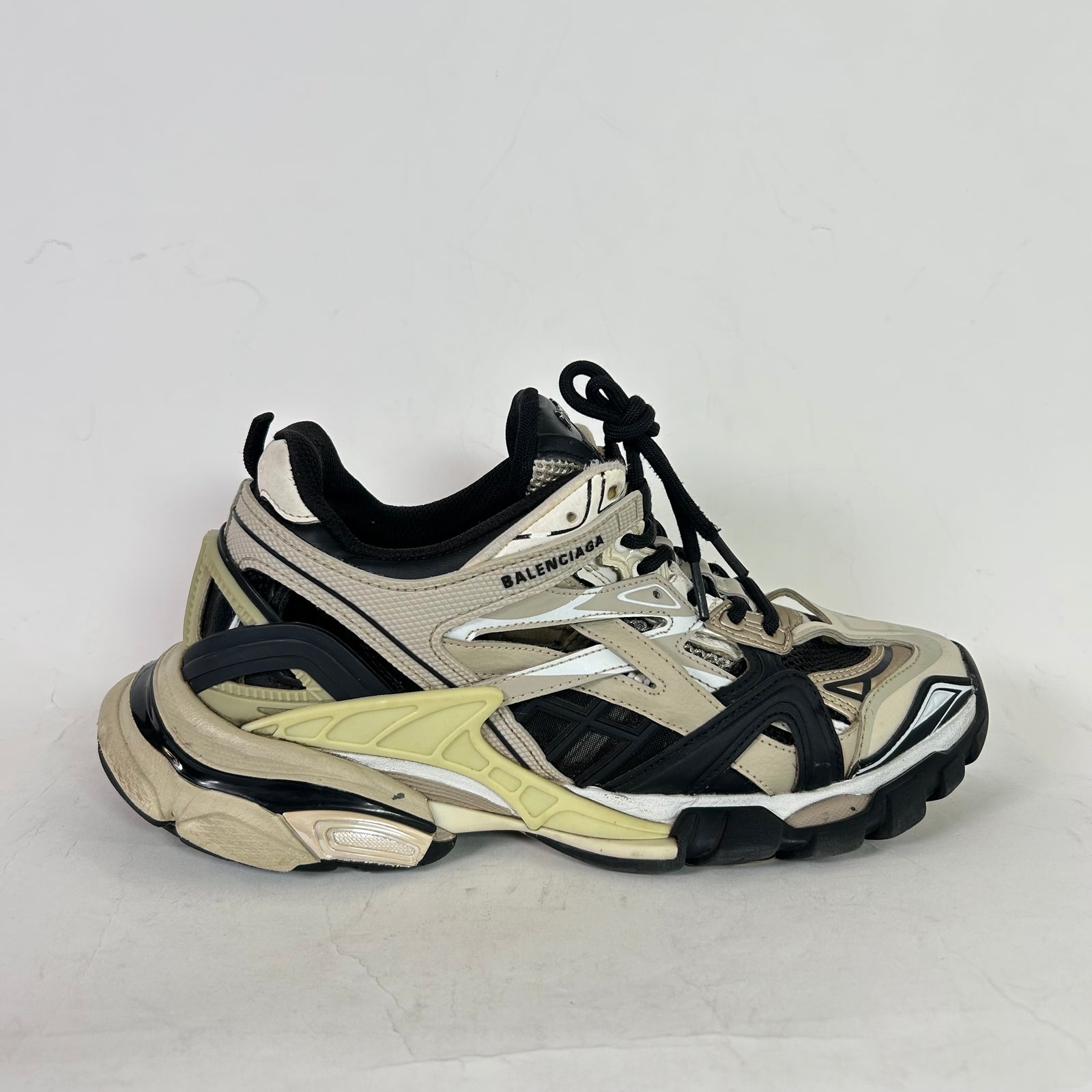 Balenciaga Beige/Black Track 2 Sneaker Size 42