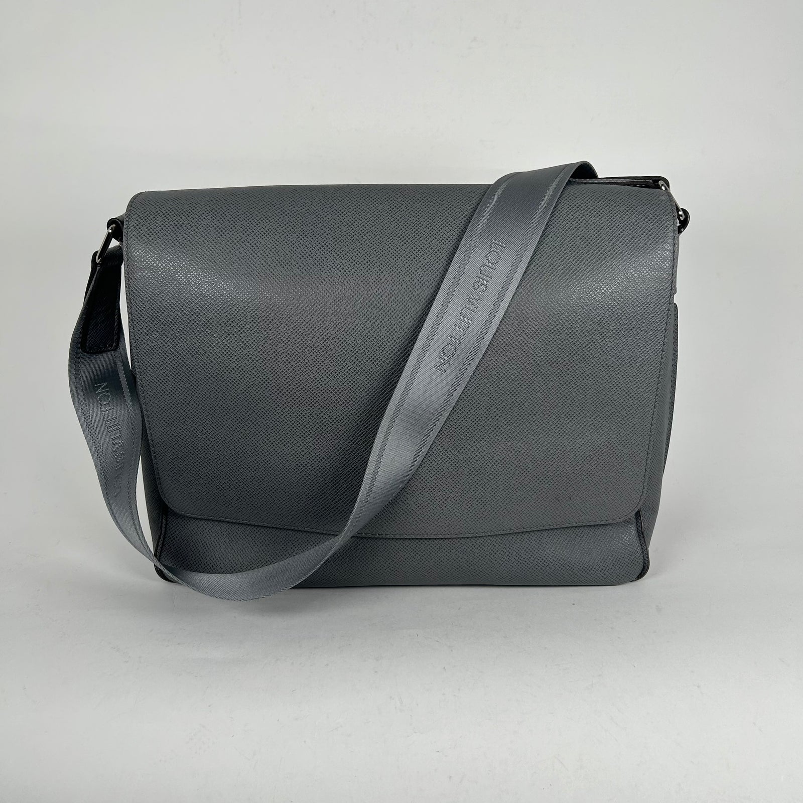 Louis Vuitton Grey Messenger Bag