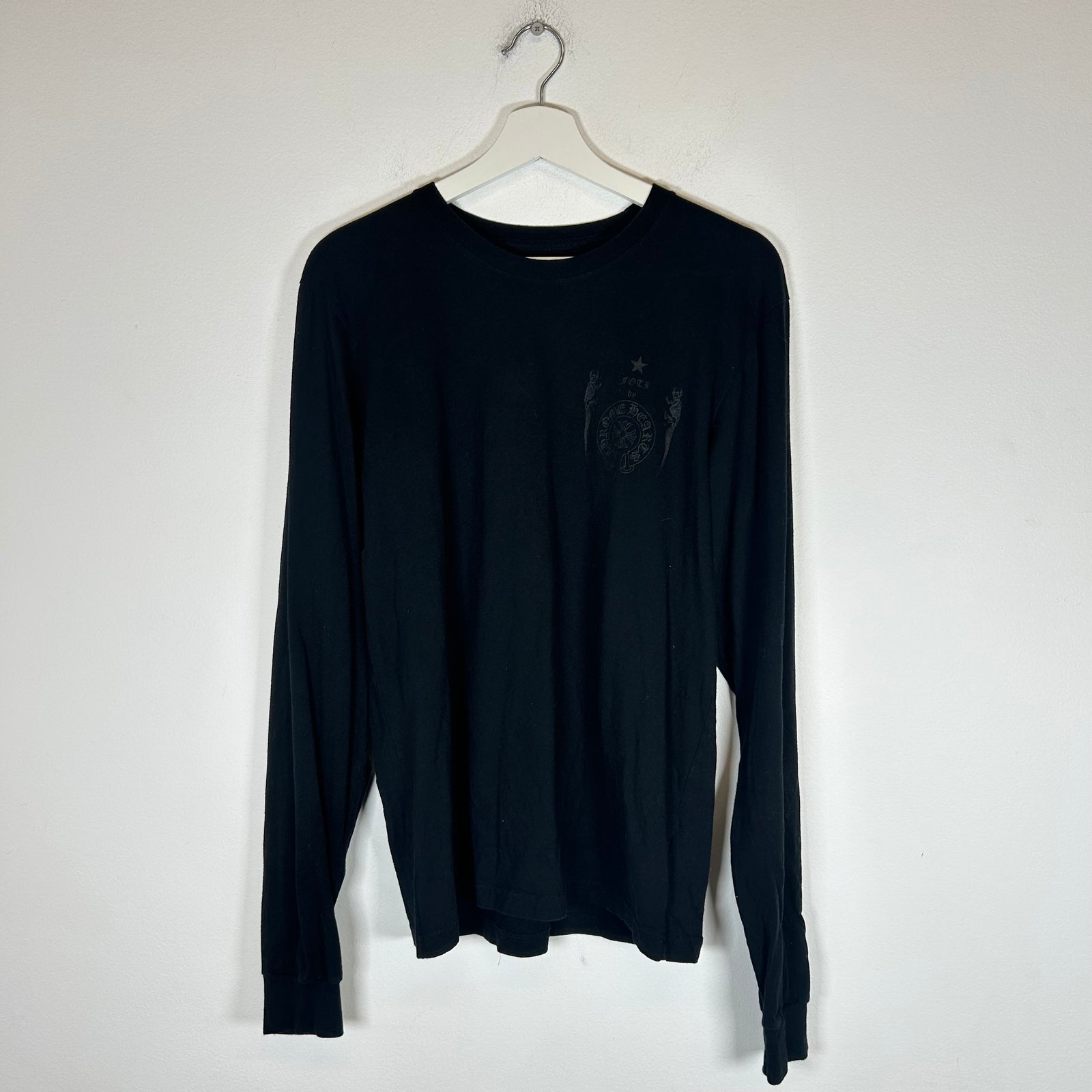 Chrome Hearts Black Foti Skull Longsleeve Size M