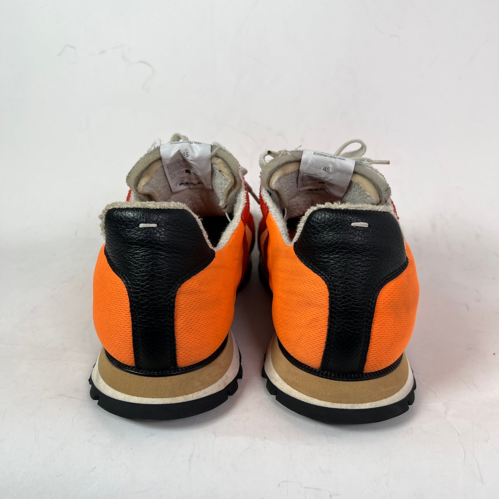 Maison Margiela 22 Orange/Red Retro Replica Runner Size 45