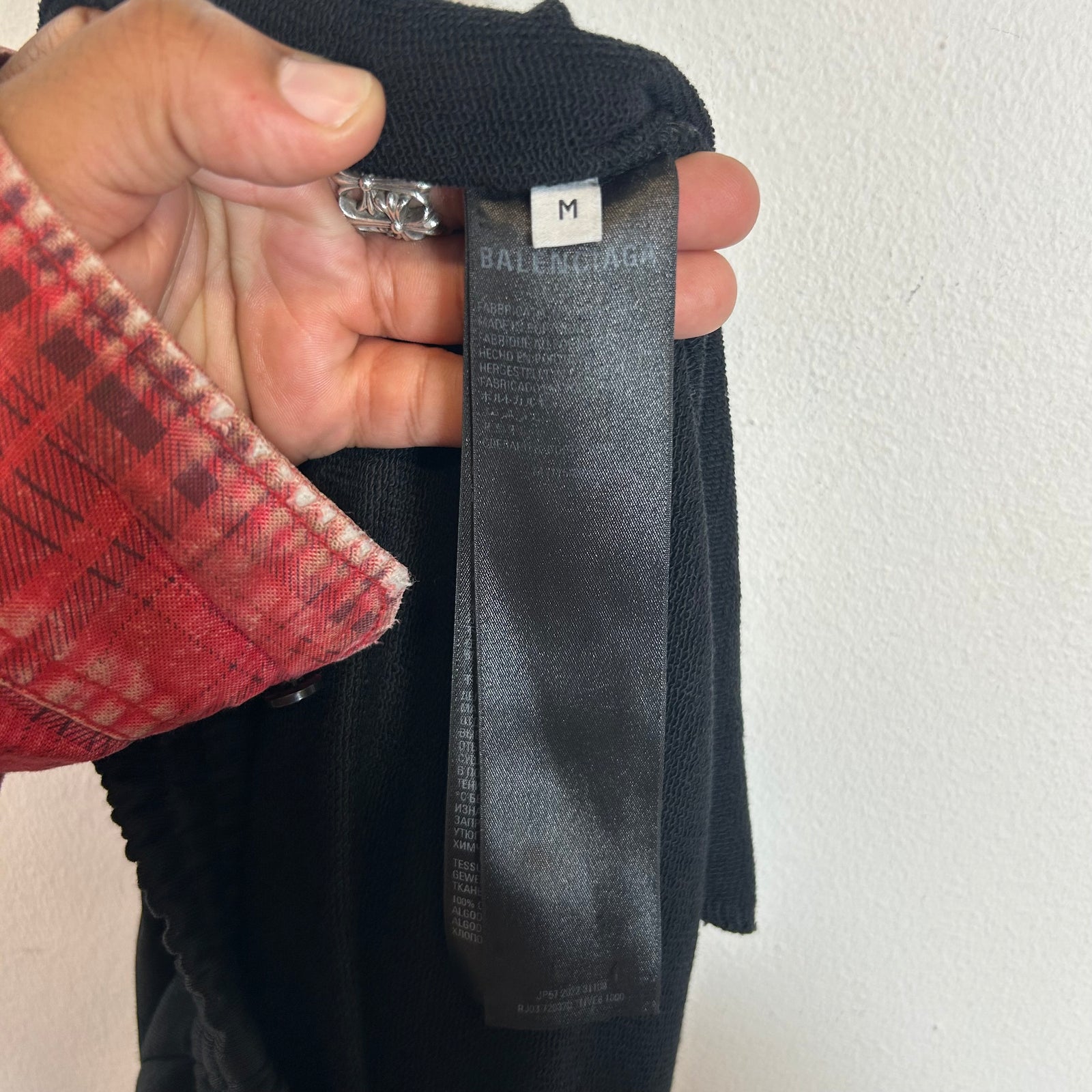 Songs For The Mute Black Washed Worker Denim Jacket Size 48