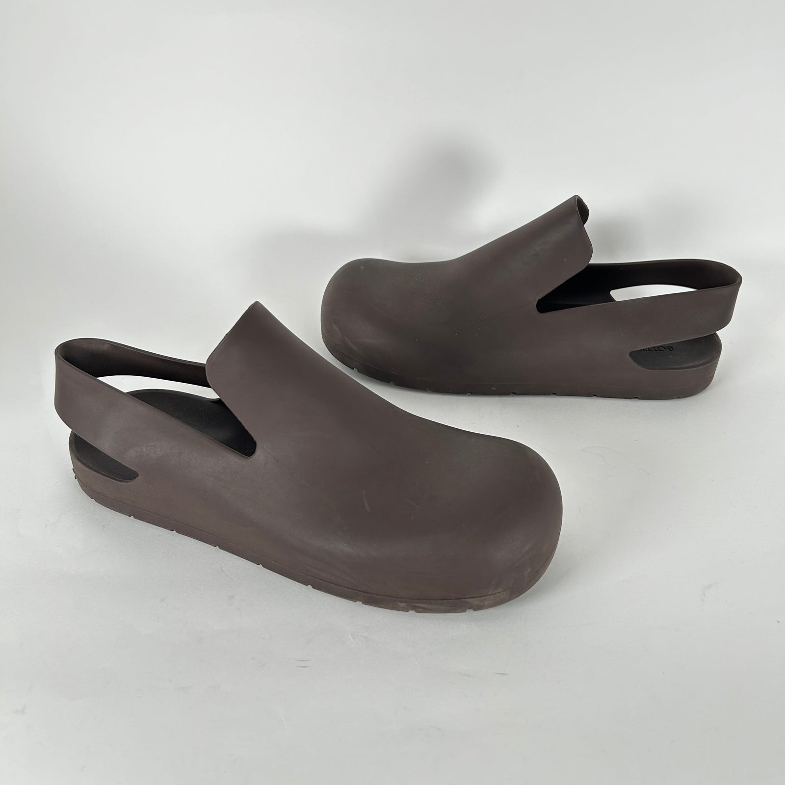 Bottega Veneta Strap Back Rubber Sandal Size 10
