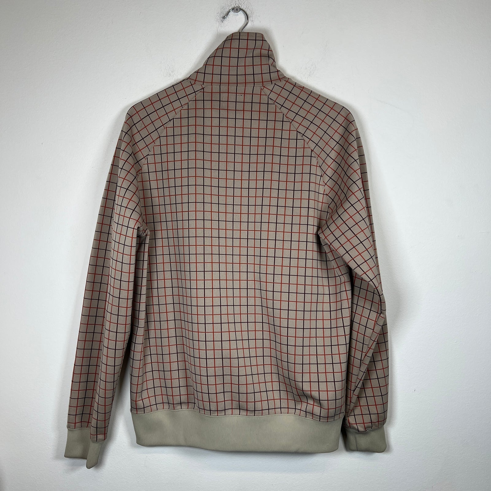 Needles Beige Plaid Track Jacket Size M