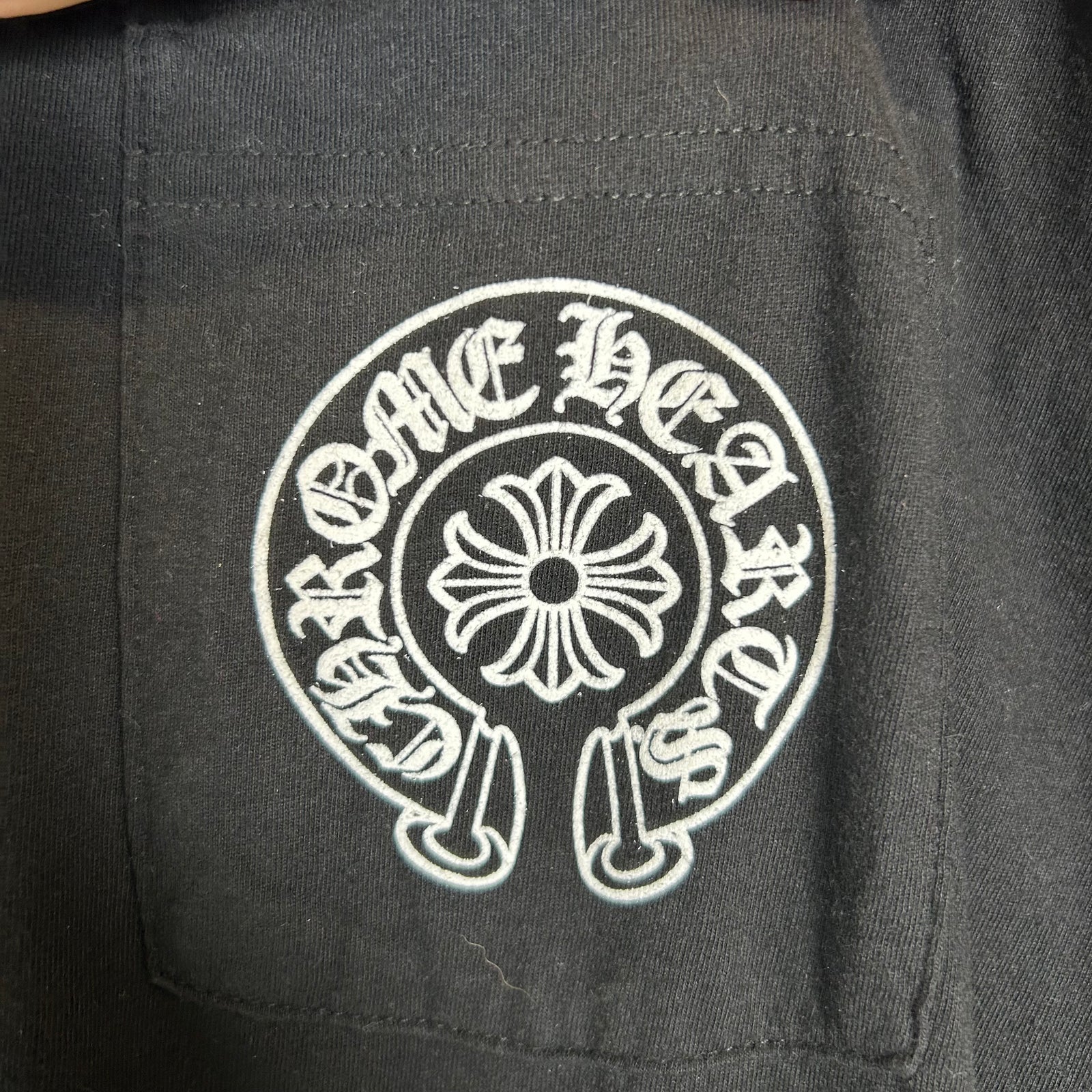 Chrome Hearts Black Horseshoe T-Shirt Size XXL