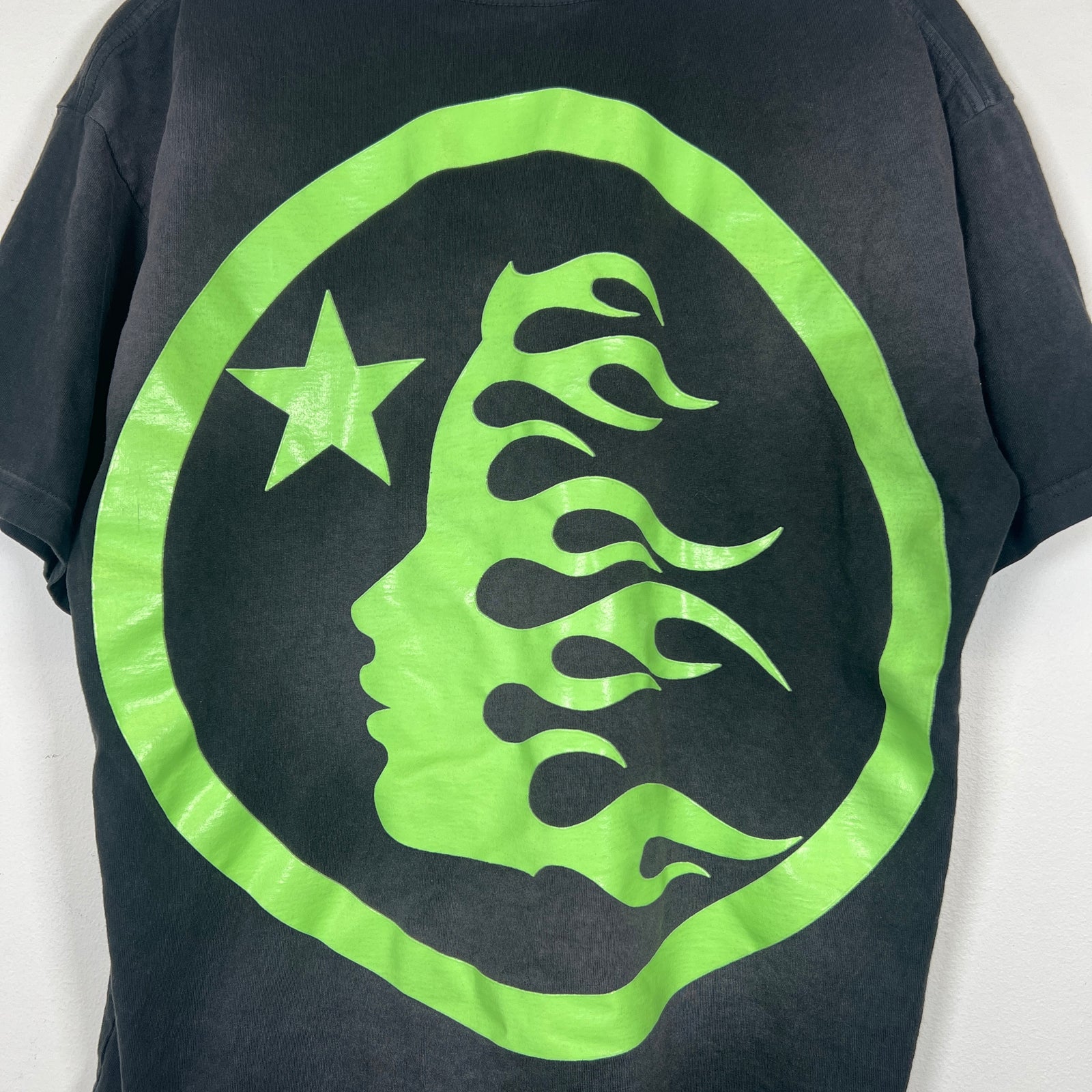 Hellstar Green/Black Logo T-shirt Size S