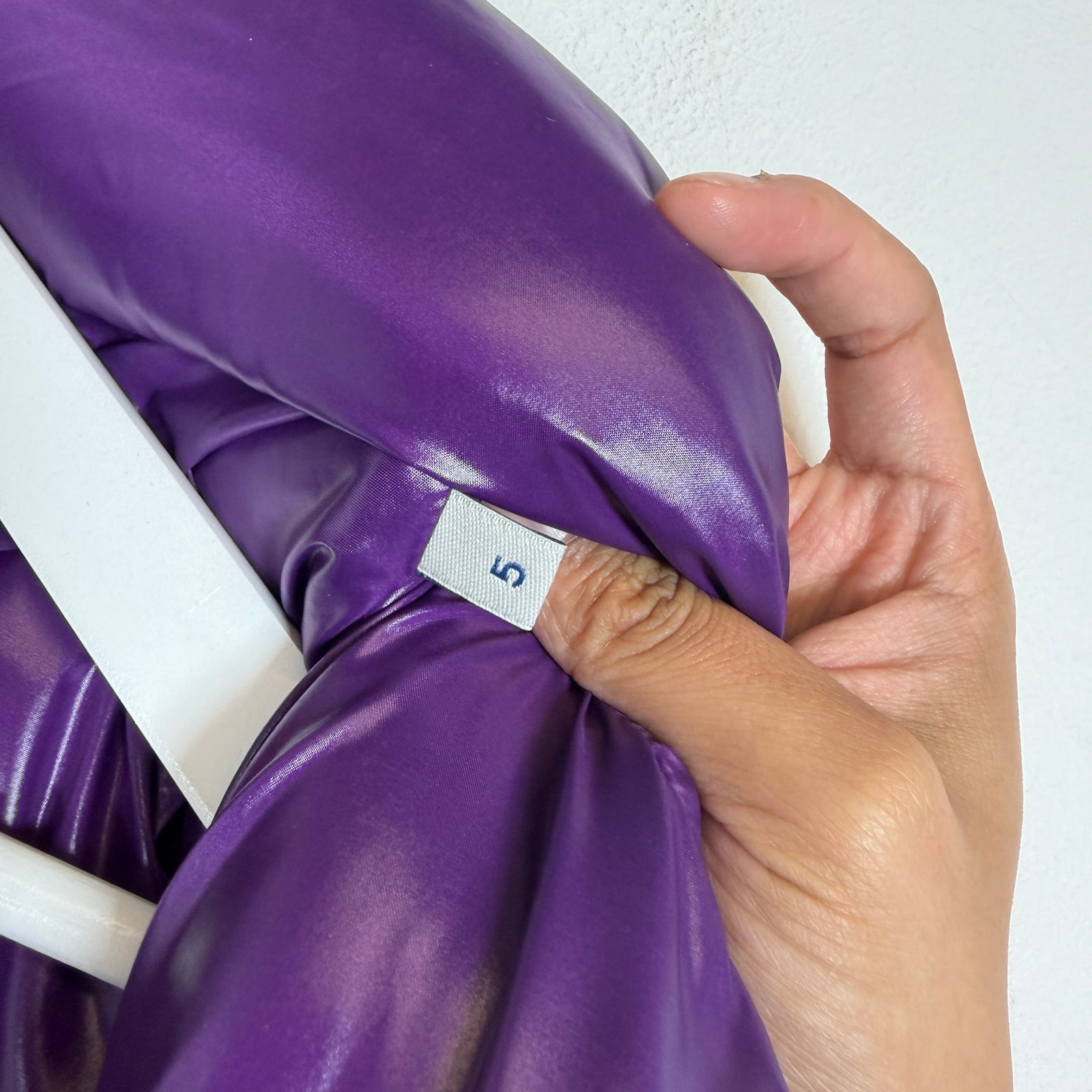 Moncler Purple Tibb Down Vest Size 5