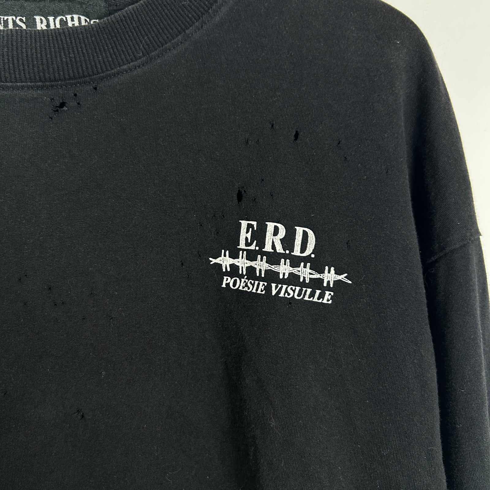 Enfant Riches Deprimes SS117 'Wasted Tears/Years' Cropped T-Shirt Size S