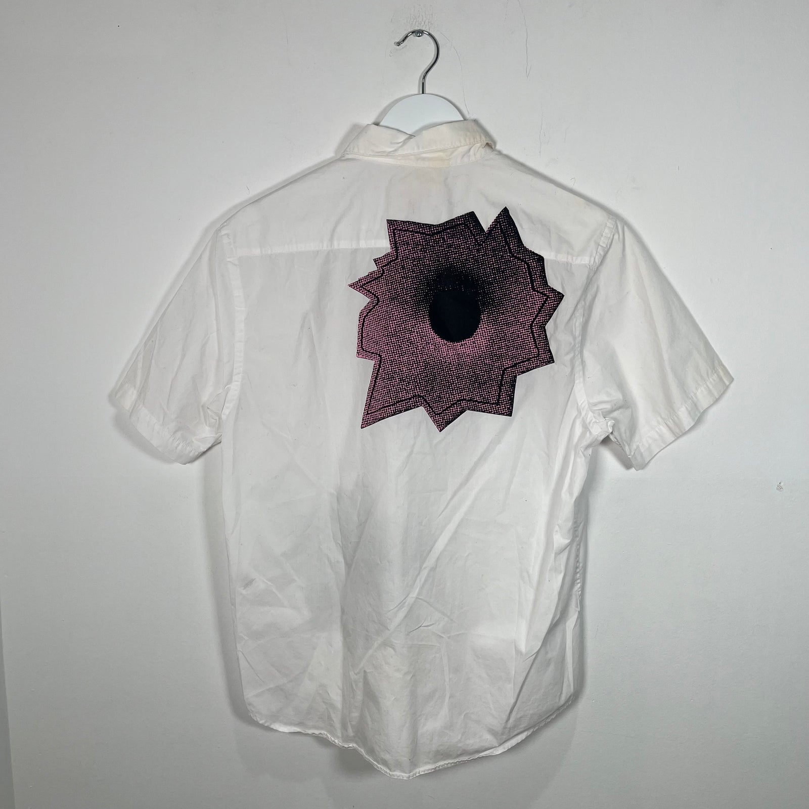 Supreme x Nate Lowman White Button-Up Shirt Size S