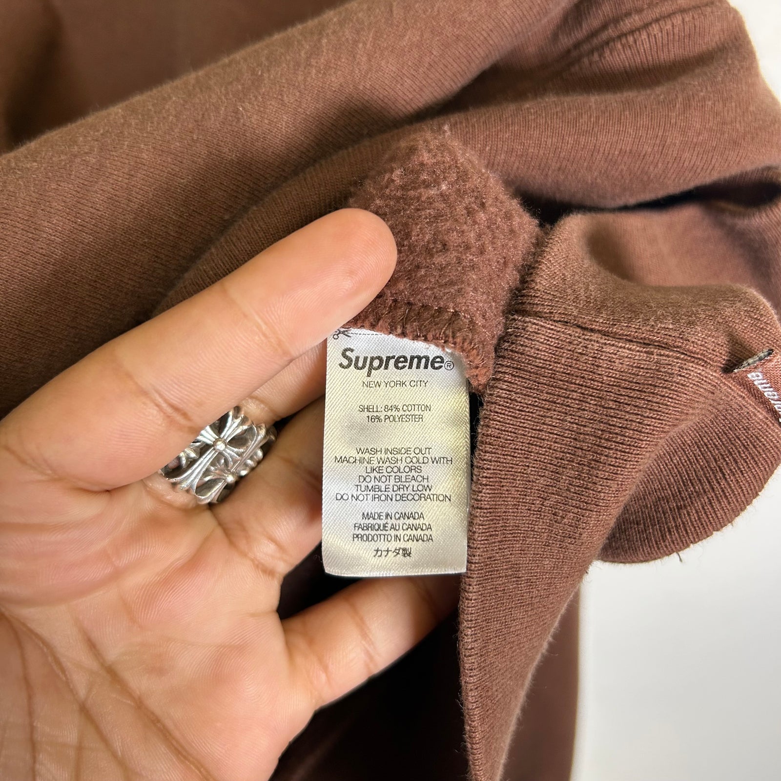Supreme Bling Box Logo Hoodie