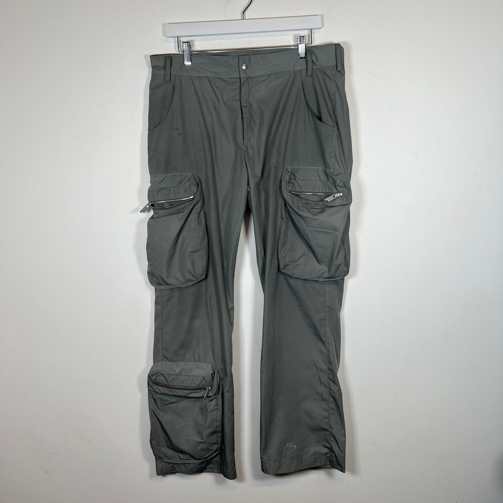 A-Cold-Wall Grey Multi Pocket Cargo Pants Size L