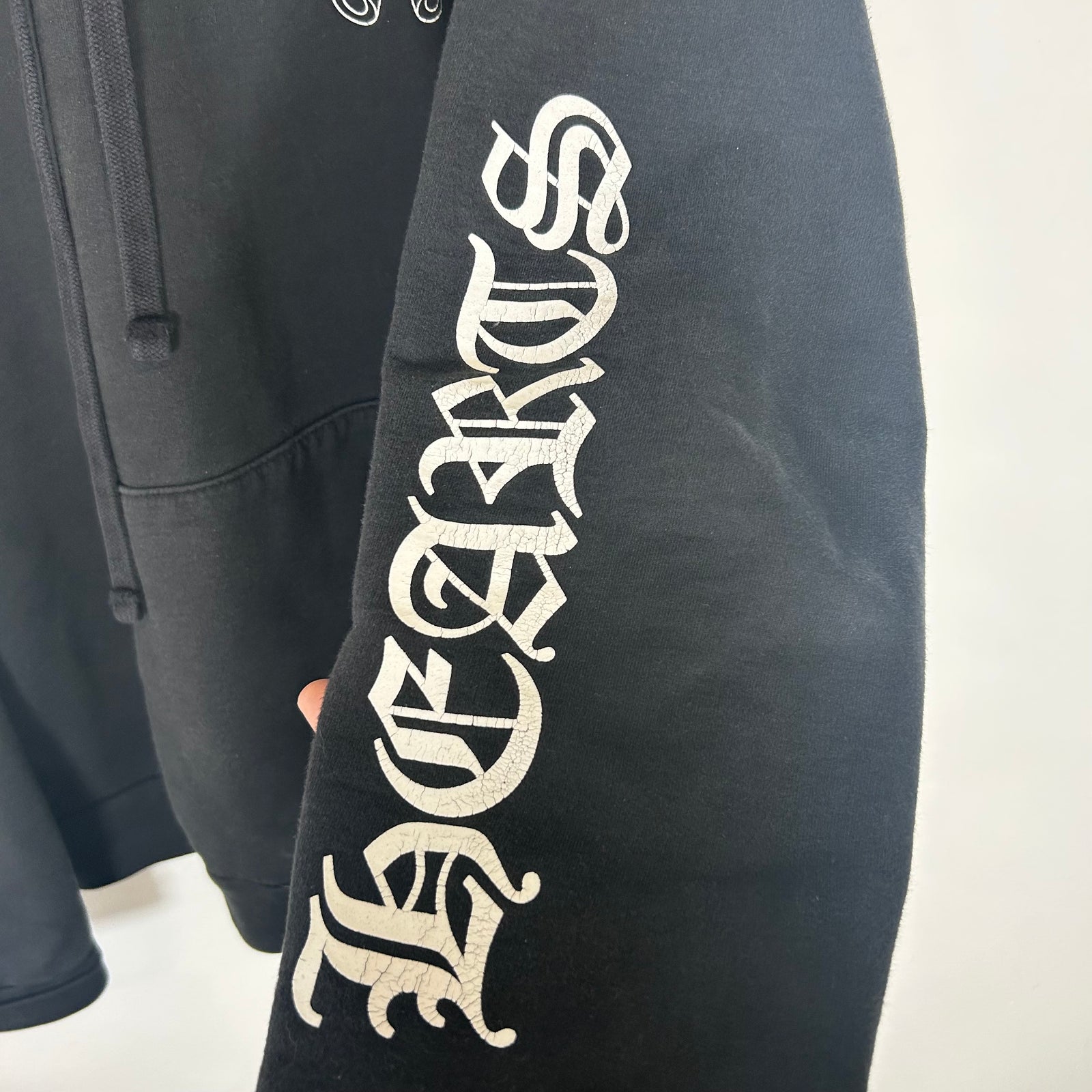 Chrome Hearts Black Matty Boy Chomper Hoodie Size L