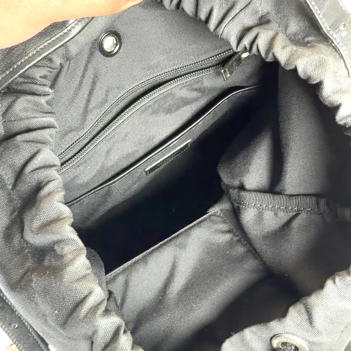 Saint Laurent Double Leather Strapped Backpack