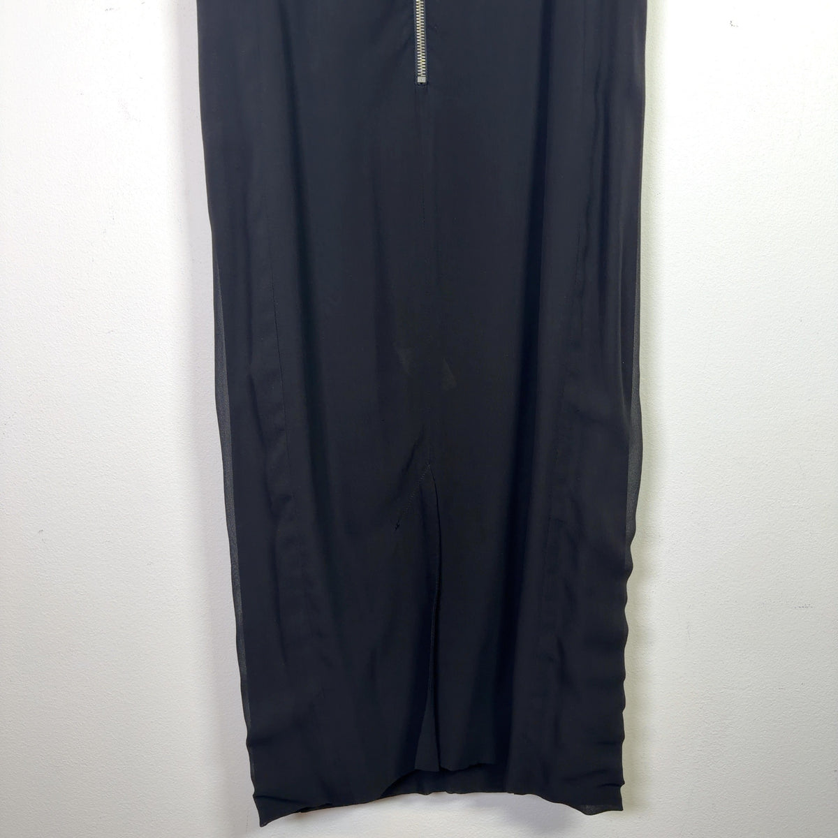 Rick Owens SS13 Sheer High-Neck Dress