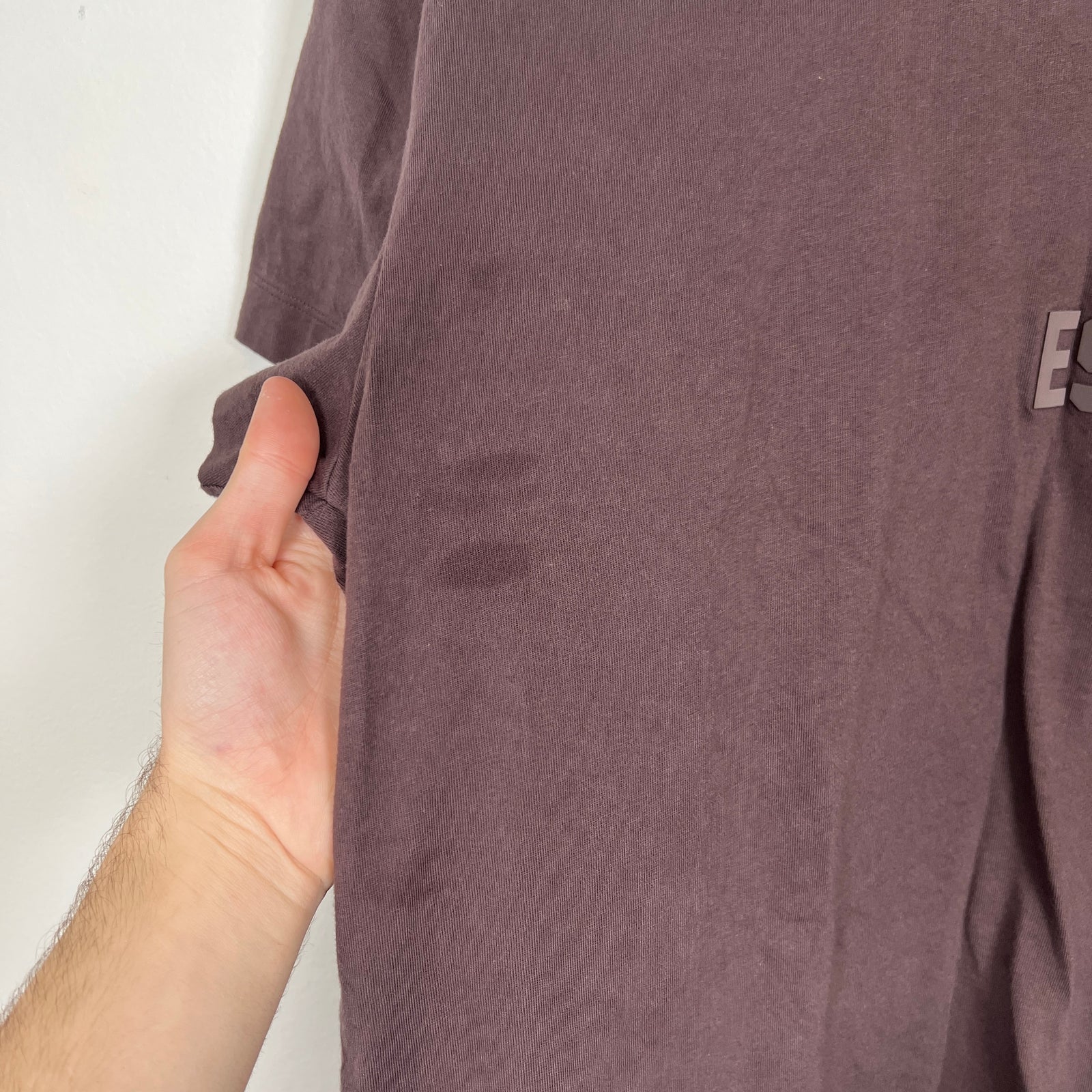 Essentials Brown Tee Size XS