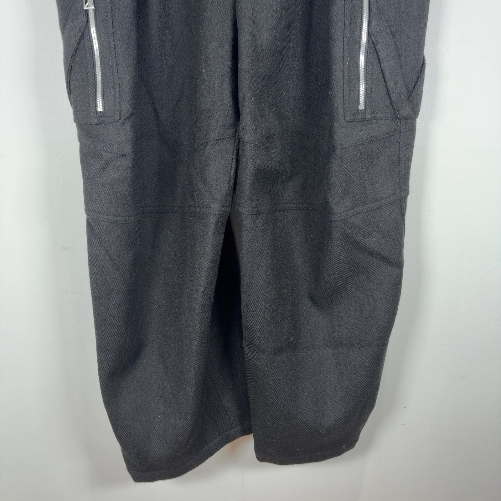 Bottega Veneta Herringbone Wool Cargo Pants