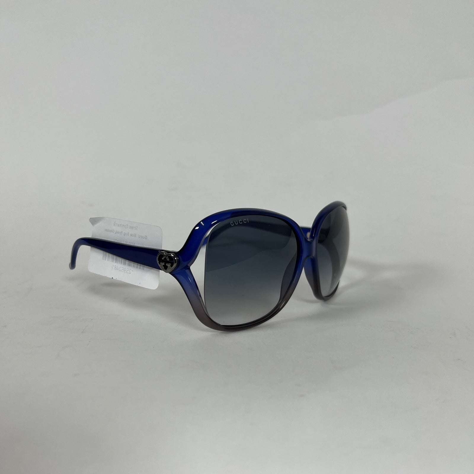 Gucci Blue Bug Eyed Glasses