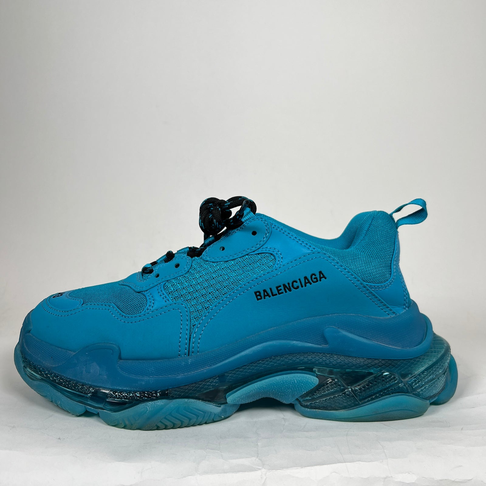 Balenciaga Teal Triple S Sneaker Size 43