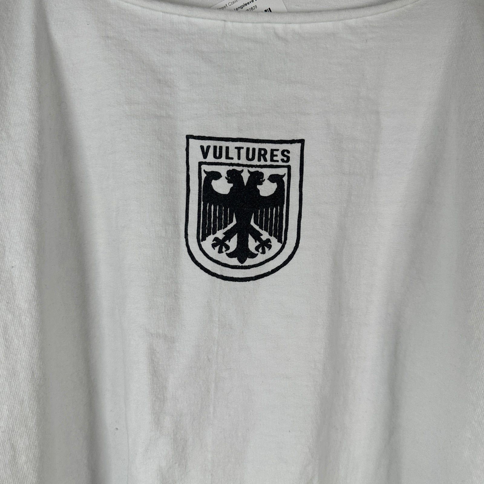 Vultures White Logo Longsleeve Shirt Size 1