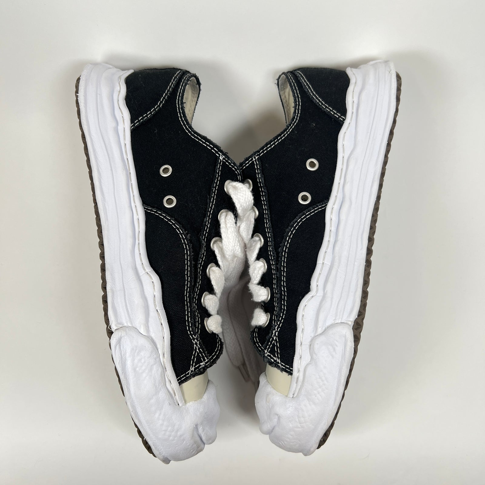 Maison Mihara Yasuhiro Black/White Hank OG Sole Sneaker Size 45