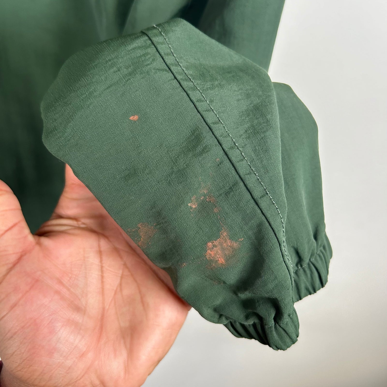 Bape Green College Coach Jacket Size M
