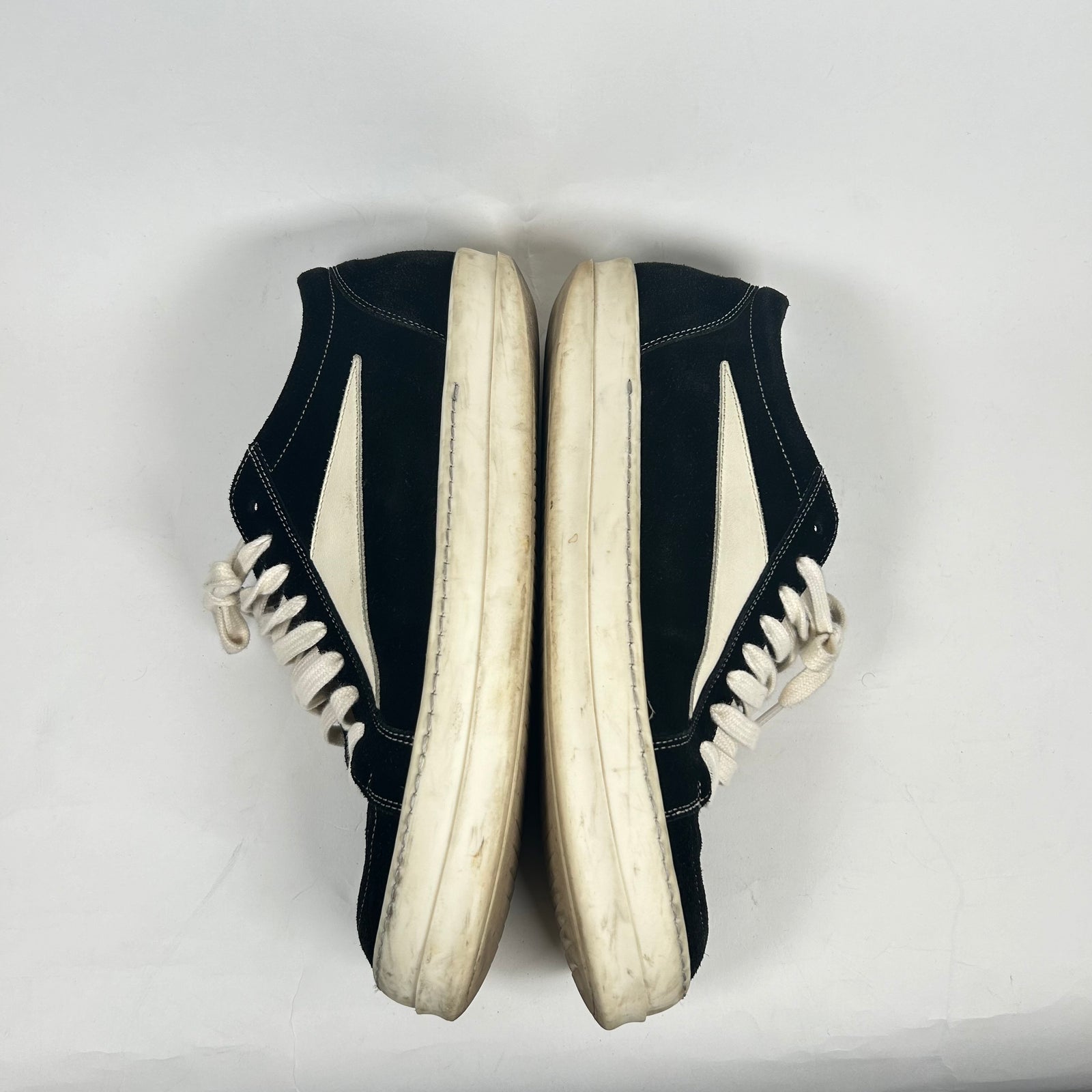 Rick Owens Black Mainline Suede Vans Size 9