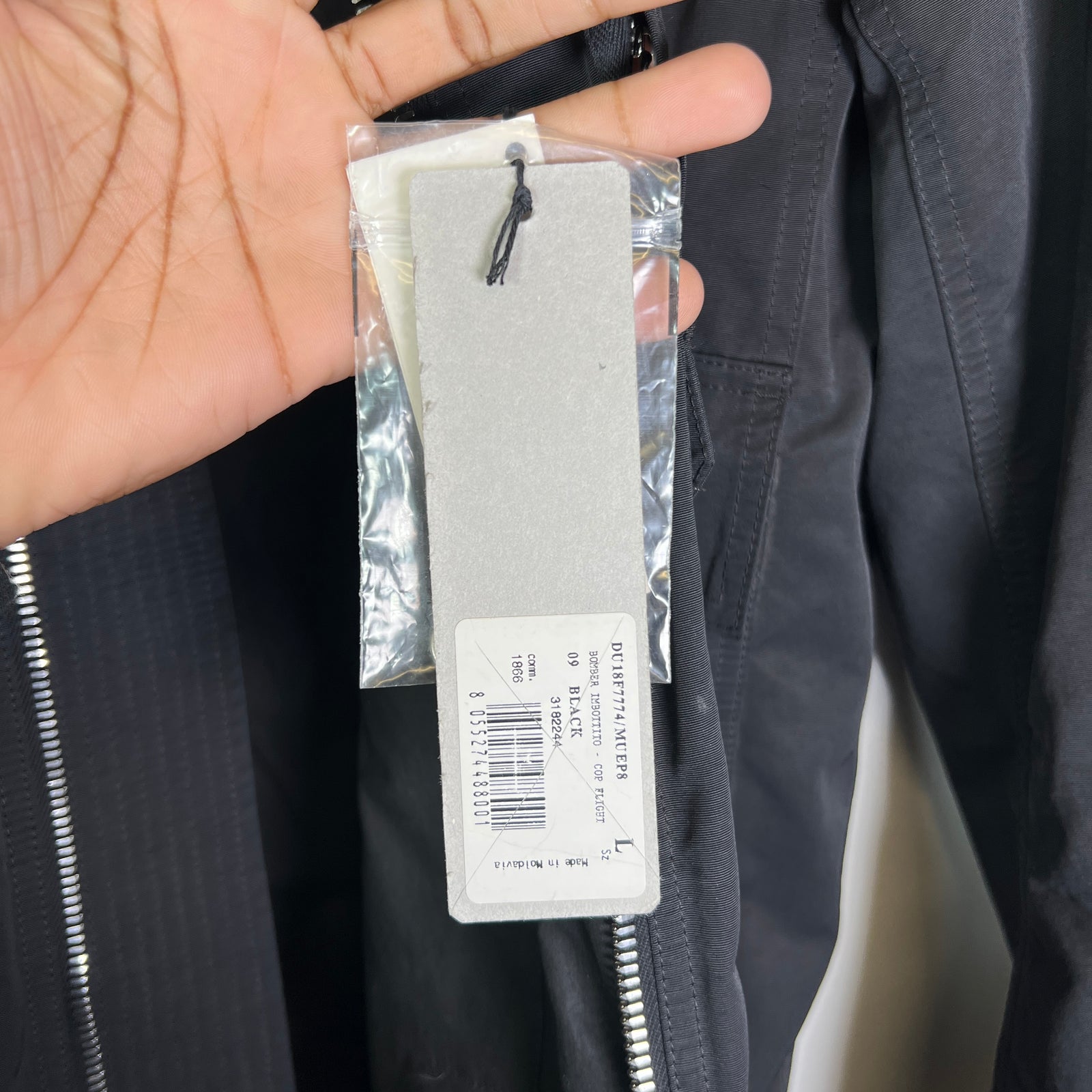 Rick Owens DRKSHDW FW18 Cop Flight Bomber Jacket