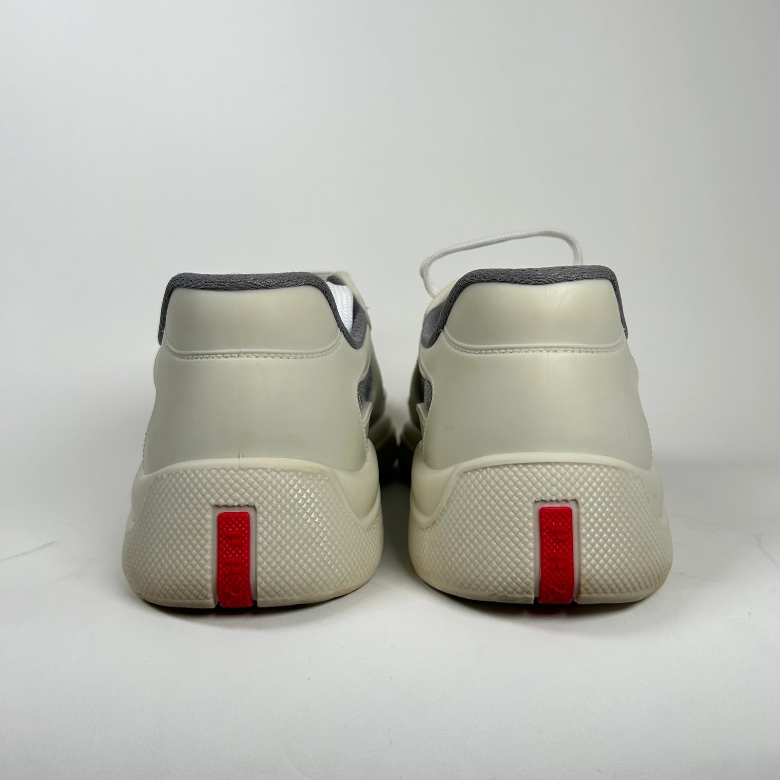 Prada Beige Rubber America Cups Size 42
