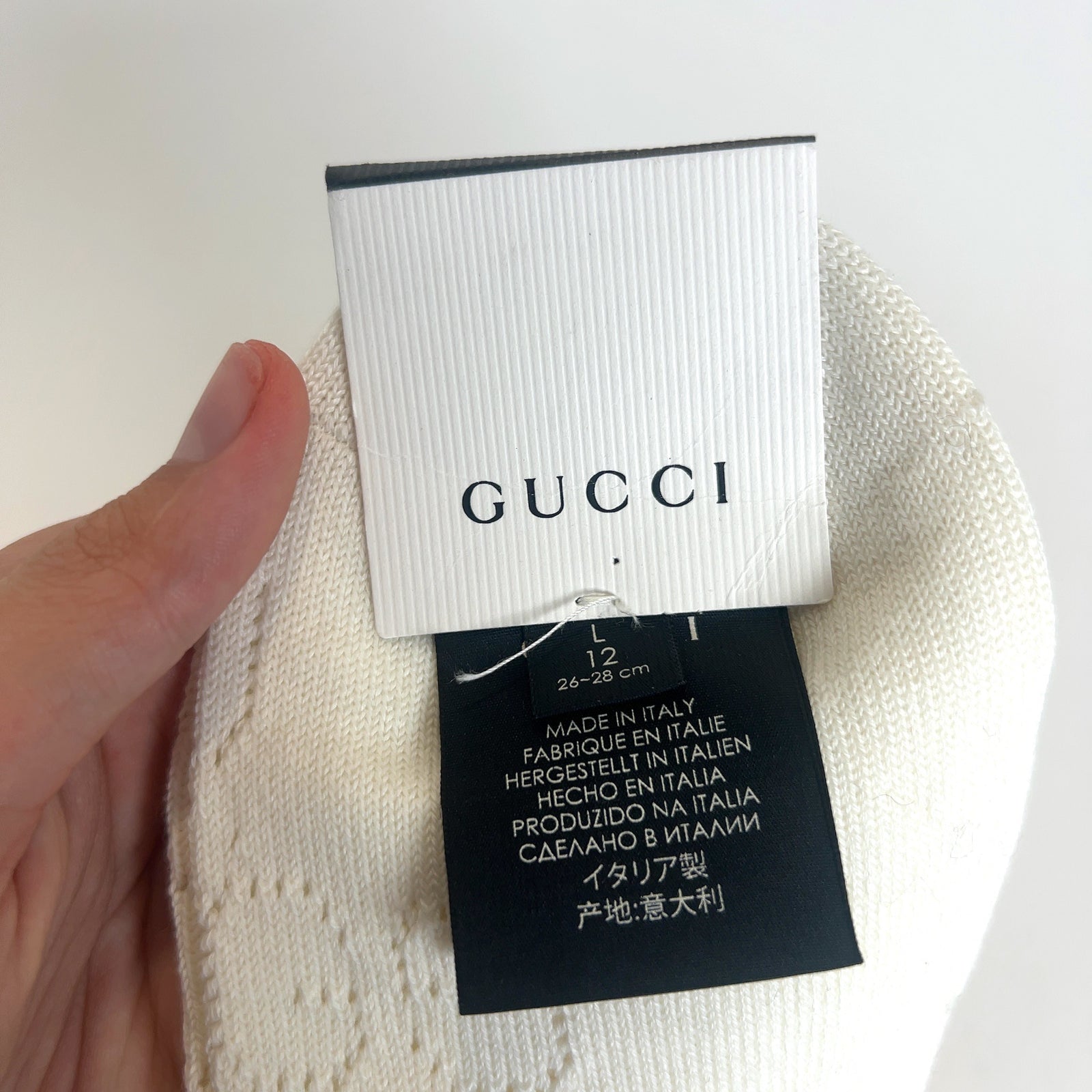 Gucci Striped Monogram Socks