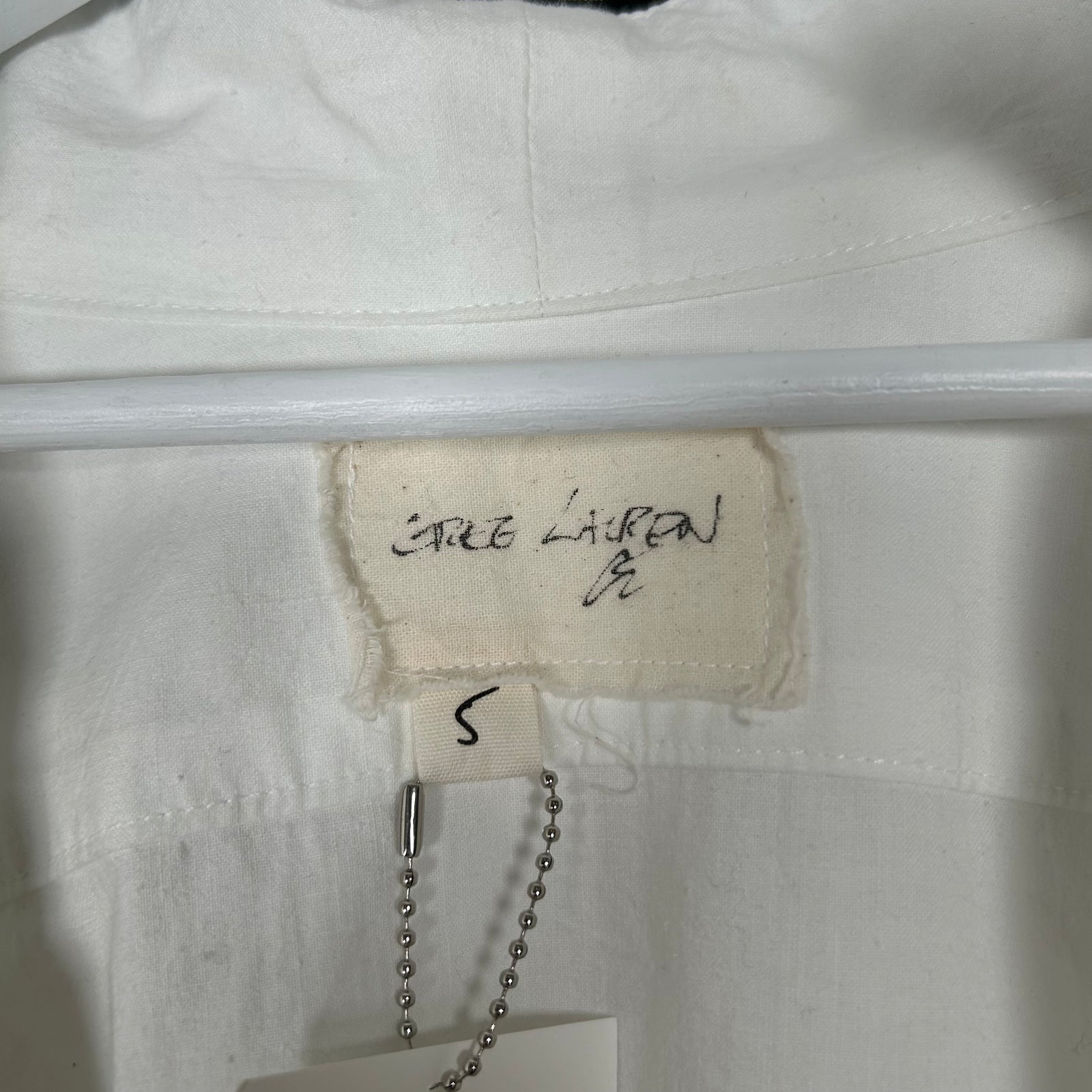 Greg Lauren White Black Piped Kimono Size 5