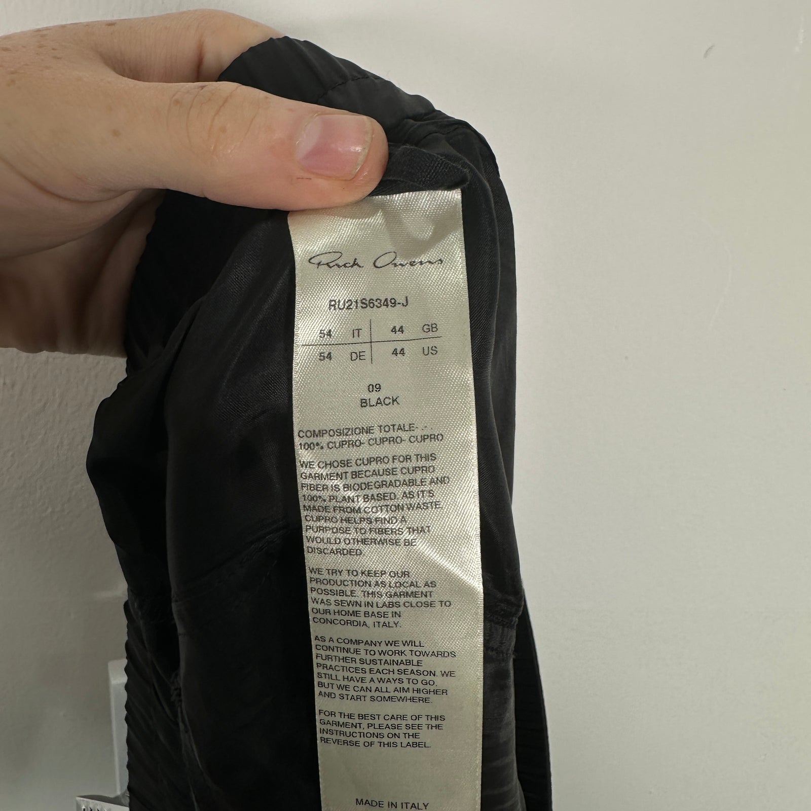 Rick Owens Phlegethon SS21 Bela Satin Shorts Size XL