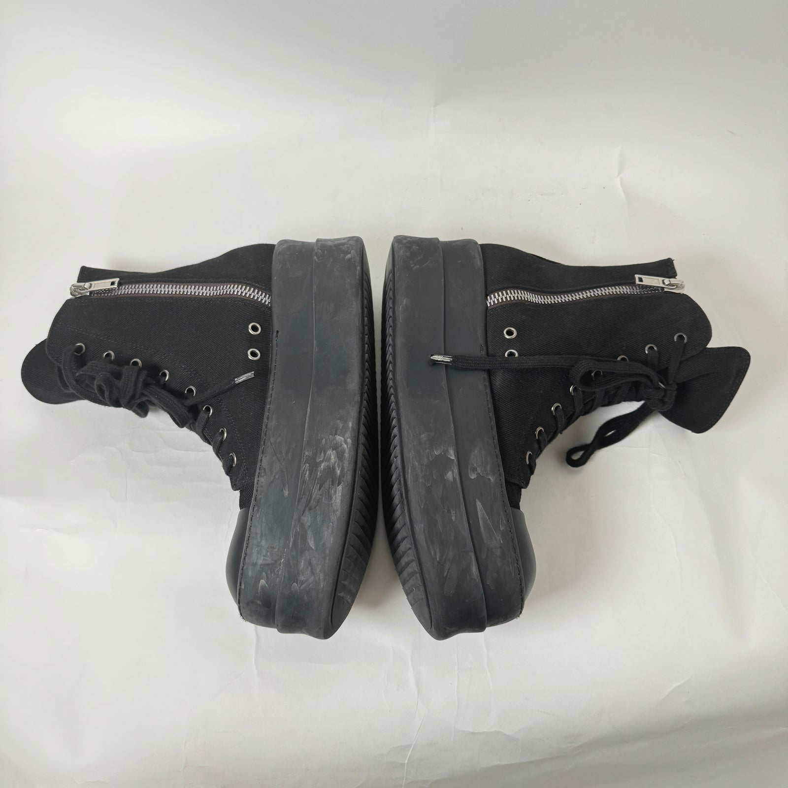 Rick Owens Drkshdw Black Mega Bumper Sneakers Size 42.5