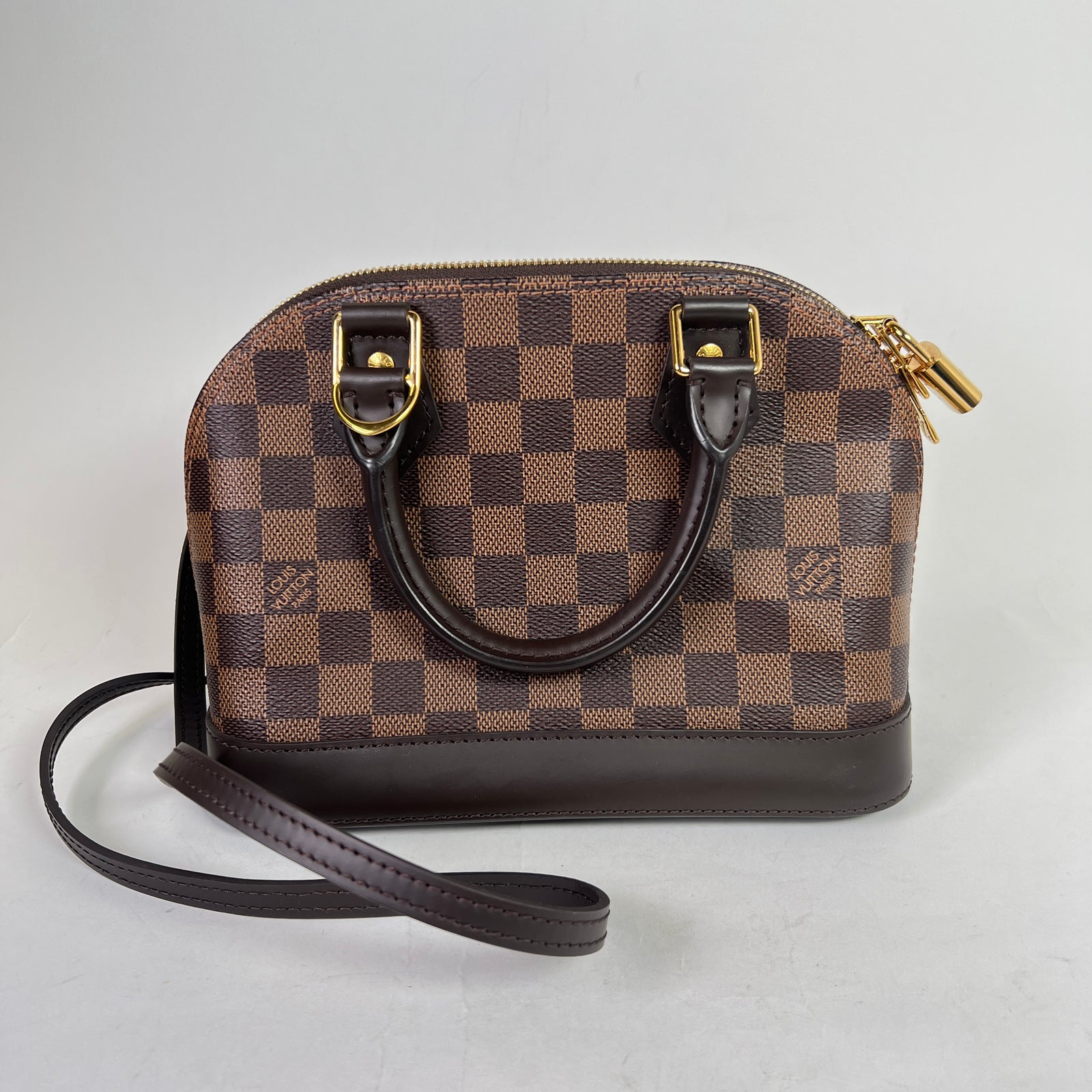 Louis Vuitton Ebene Damier Alma Bag
