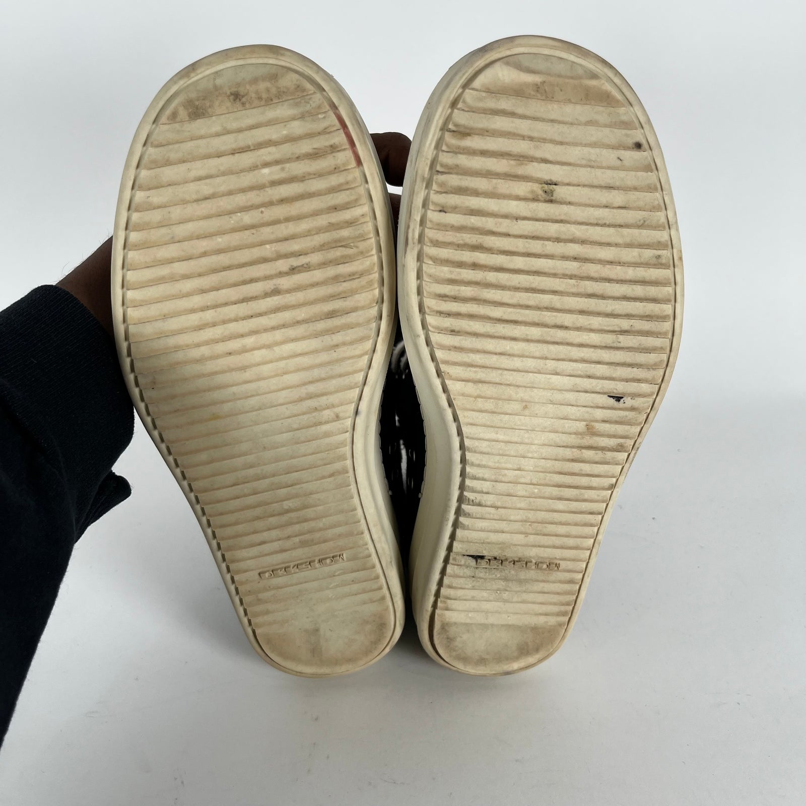 Rick Owens DrkShdw Black Canvas Ramones Size 37