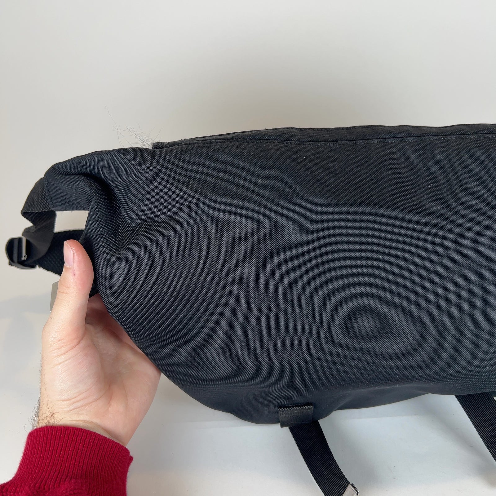 Celine Logo Nylon Trekking Messenger Bag