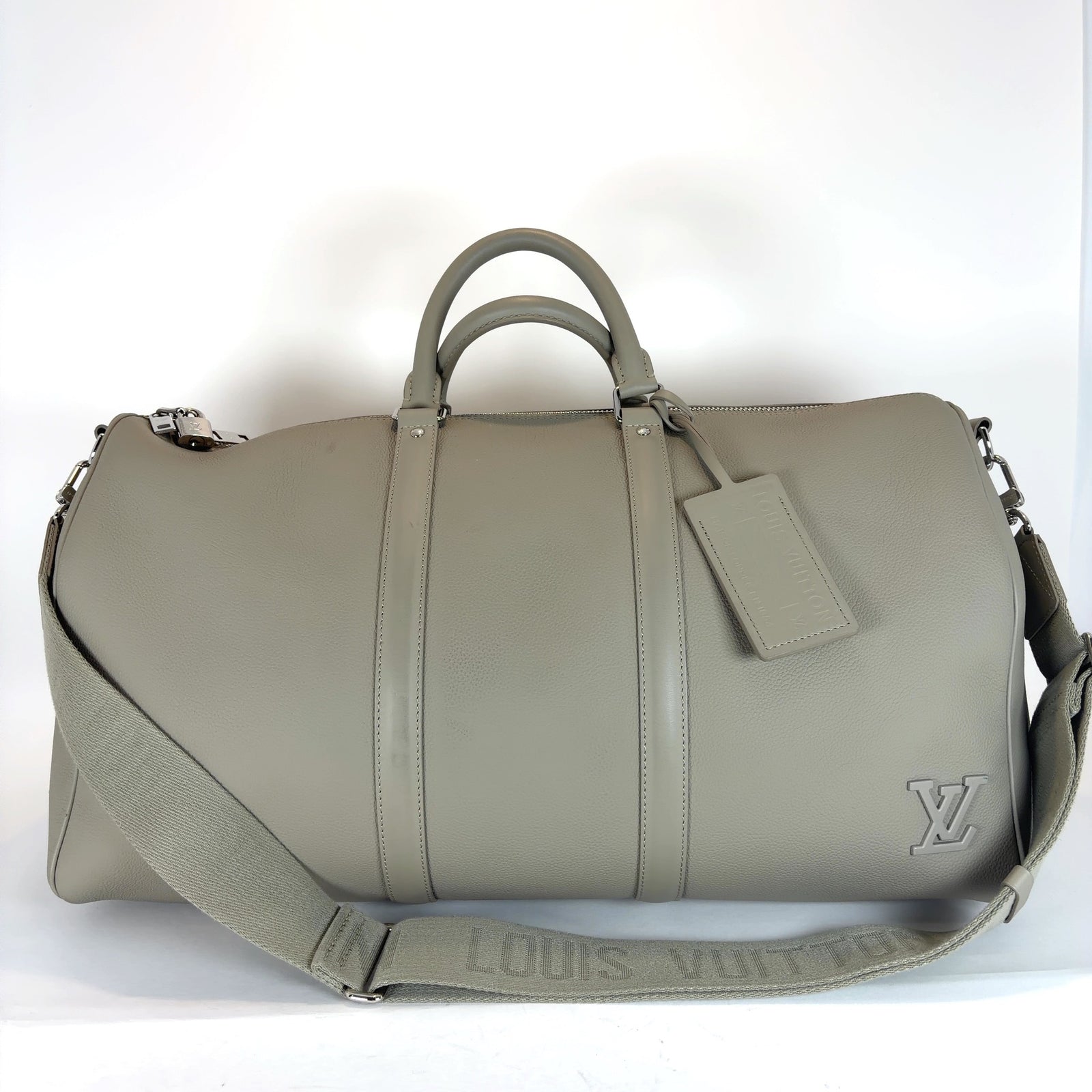 Louis Vuitton Cow-Hide Bandouliere Duffle Bag