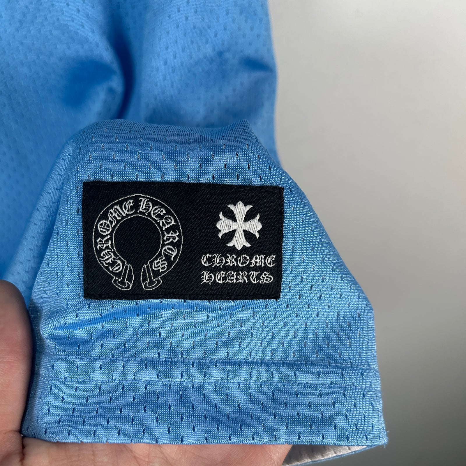 Chrome Hearts University Blue Reversible Jersey Size L
