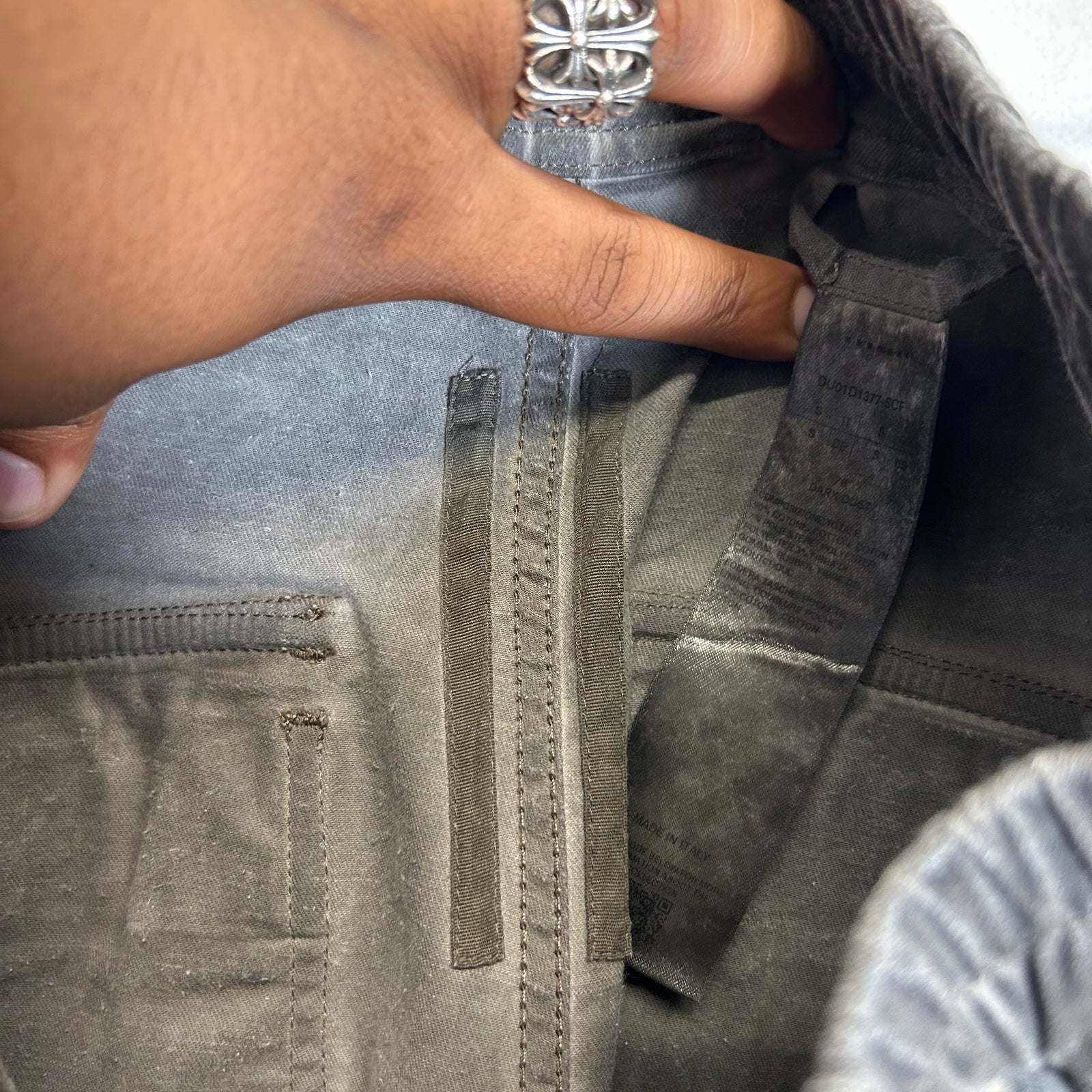 Rick Owens DRKSHDW Dark Dust Babel Pusher Pants