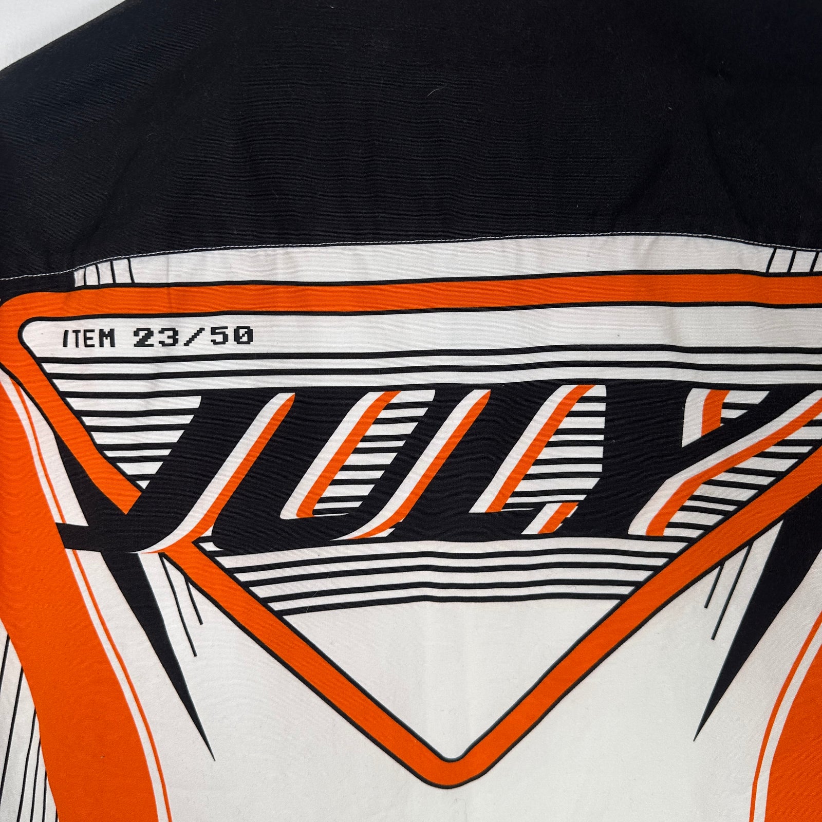 Prada Orange Time Capsule Bowling Shirt Size M