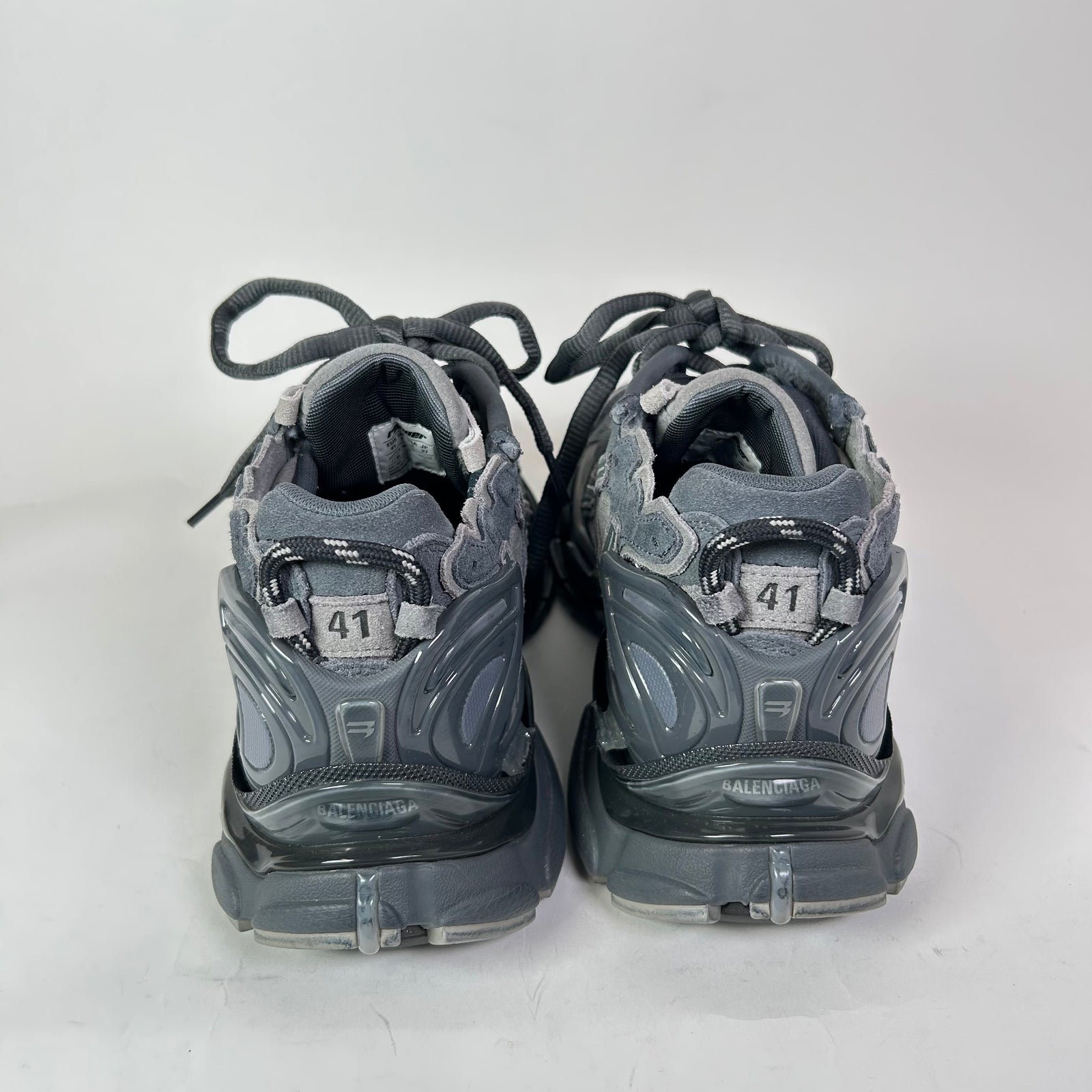 Balenciaga Grey Suede Runners